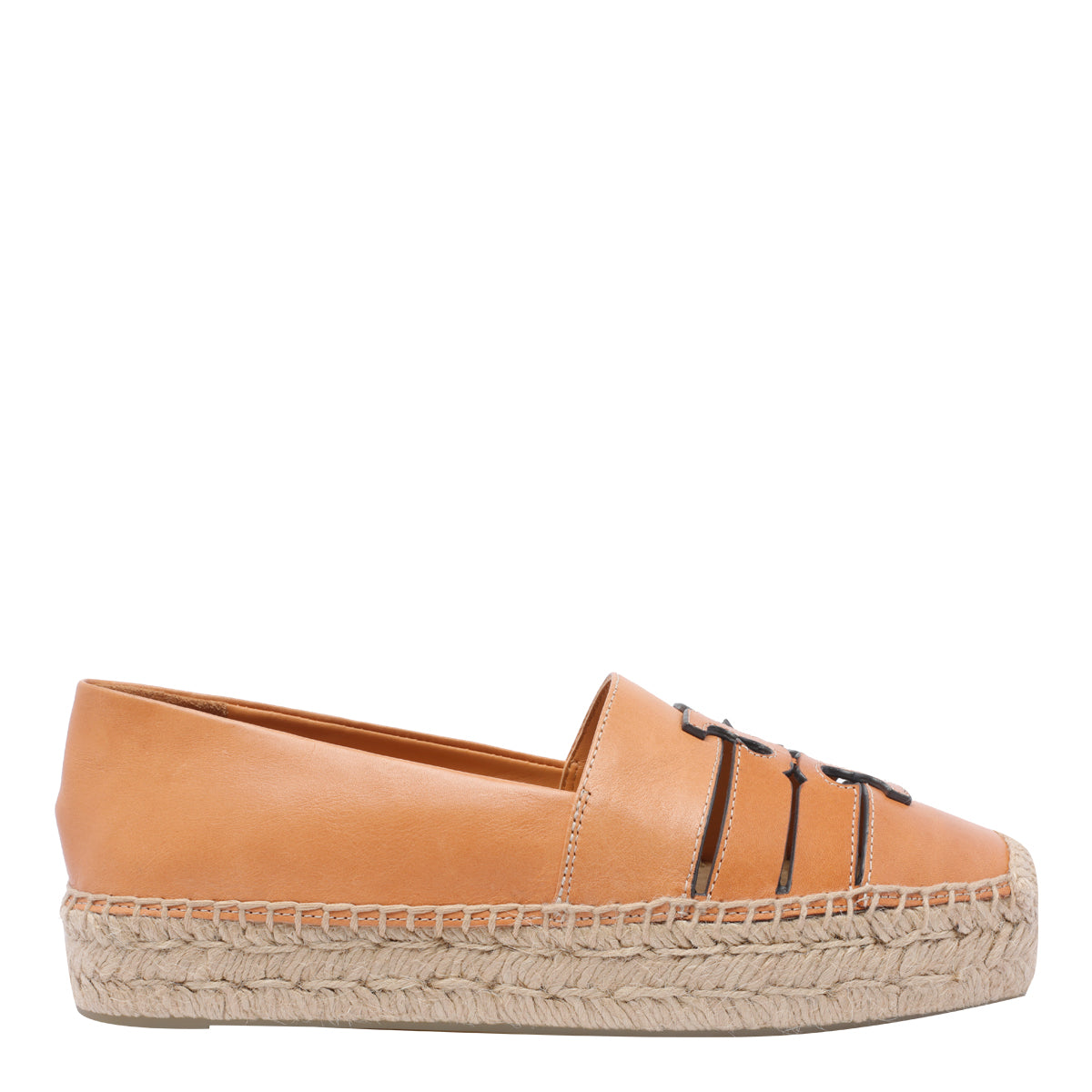 Tory Burch Flat Shoes Brown Calf Leather/rubber Sole