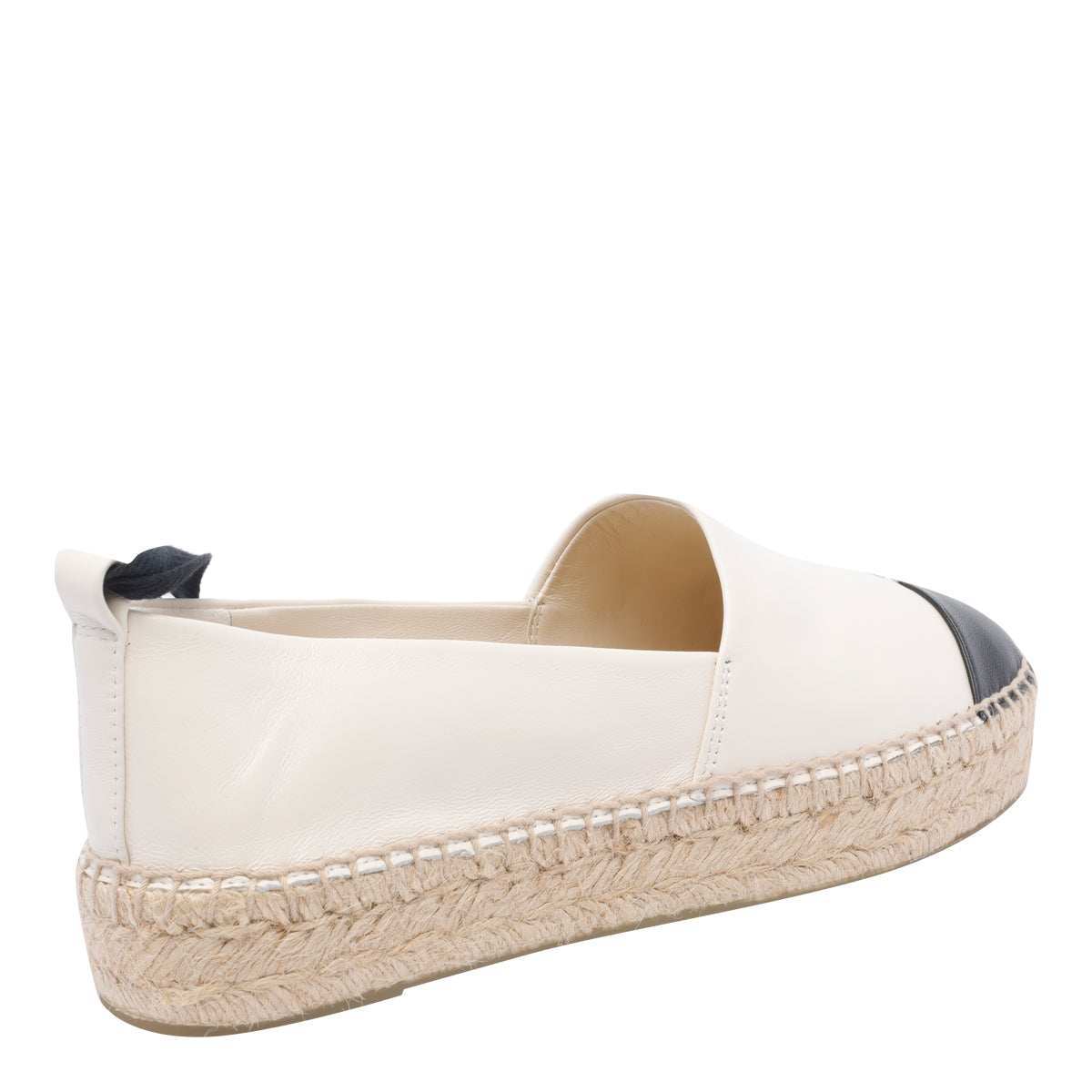 Tory Burch Flat Shoes White Calf Leather/rubber Sole
