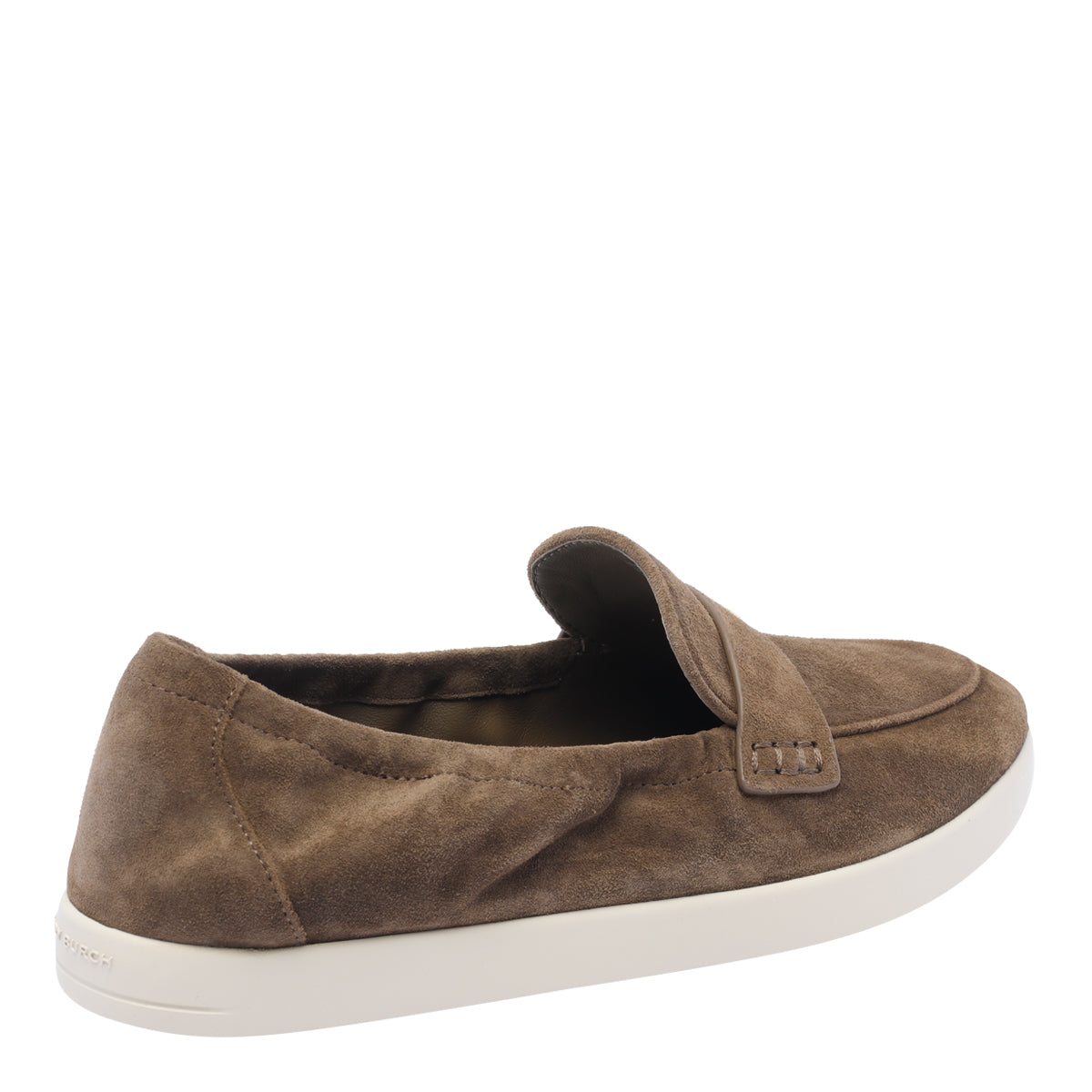 Tory Burch Flat Shoes Brown Suede Leather/rubber Sole