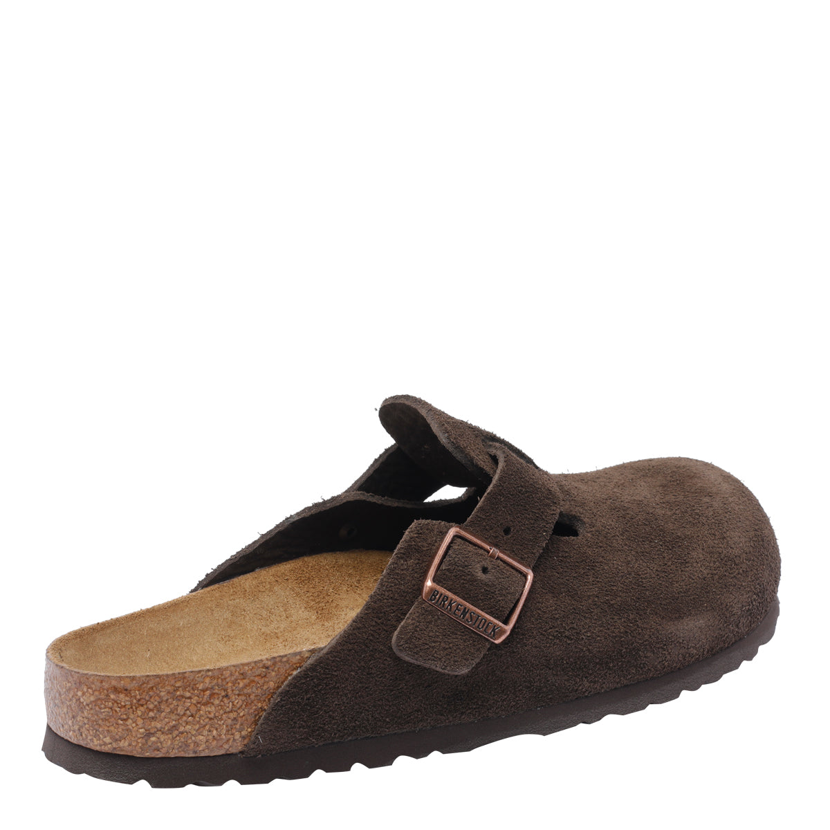 Birkenstock Sandals Brown Suede Leather/rubber Sole