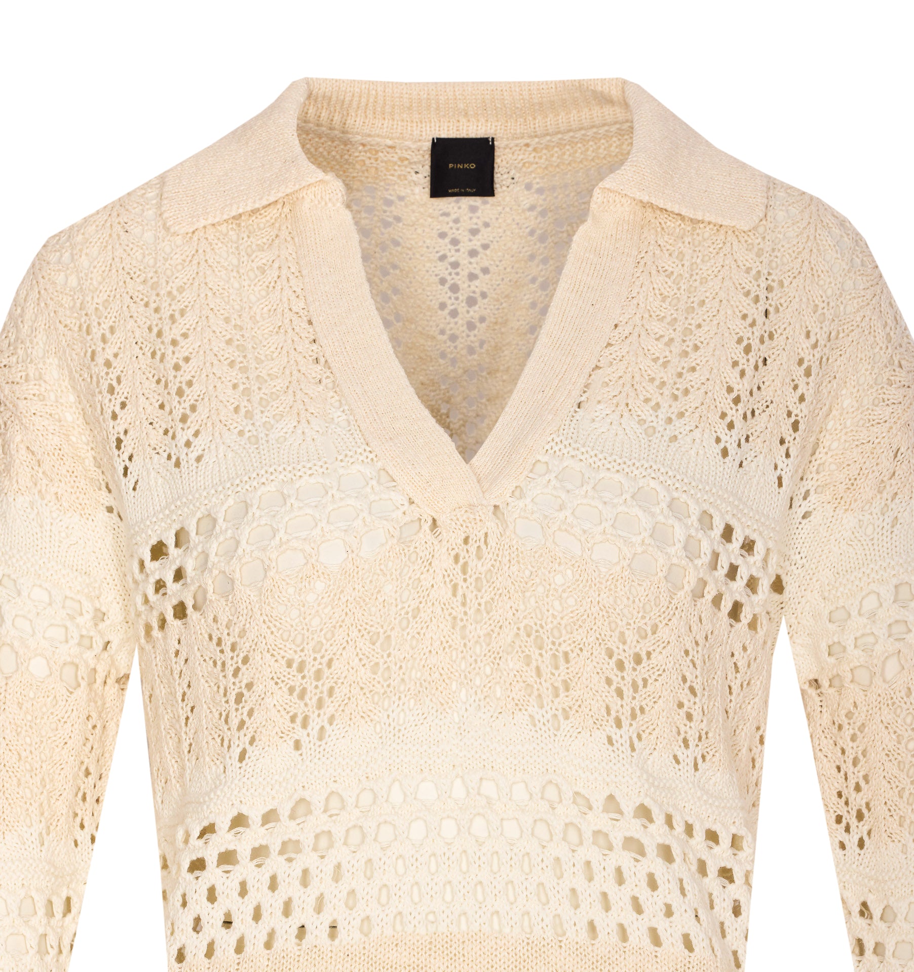 Pinko Sweaters White Linen