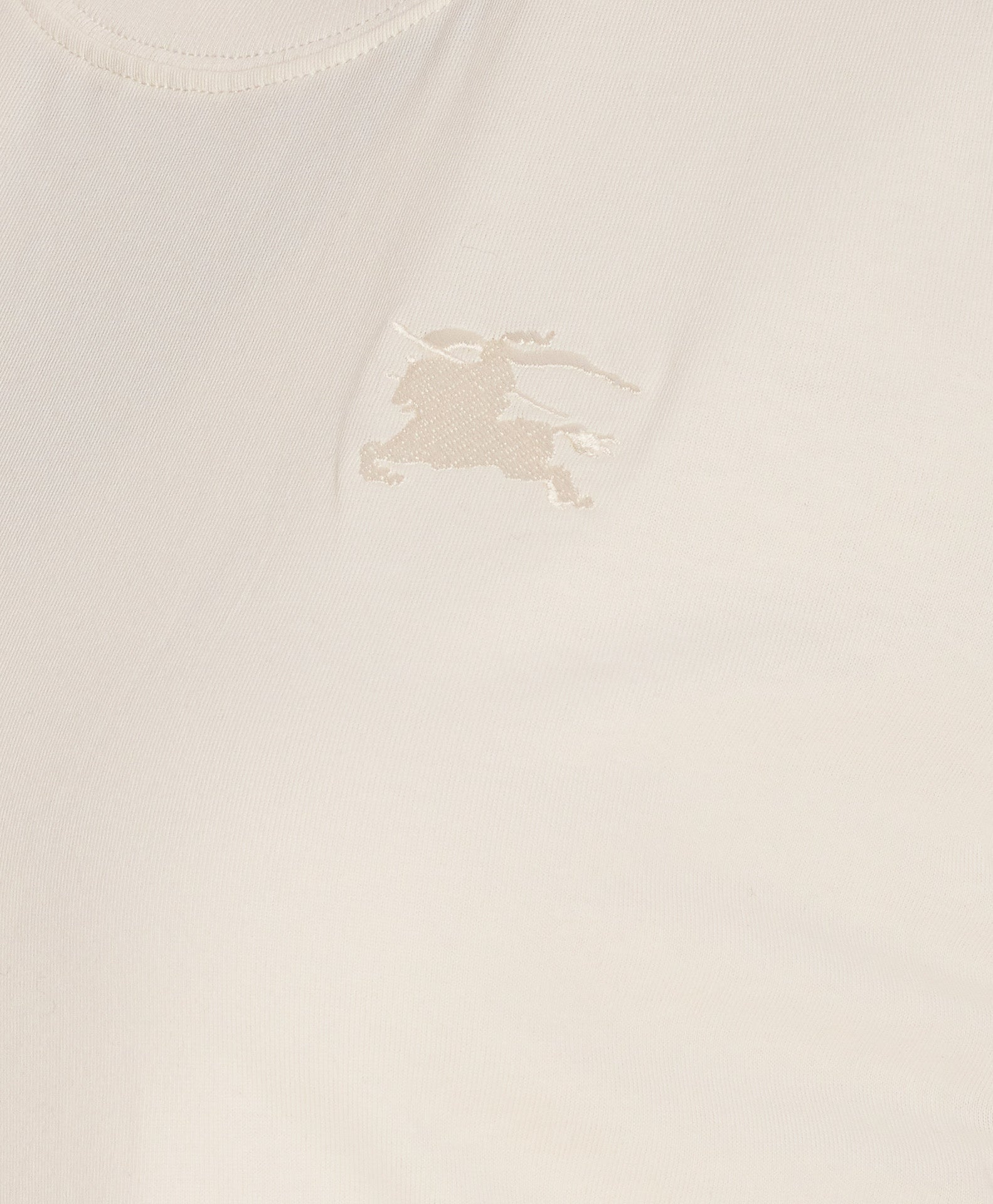 Burberry T-Shirts And Polos White Cotton