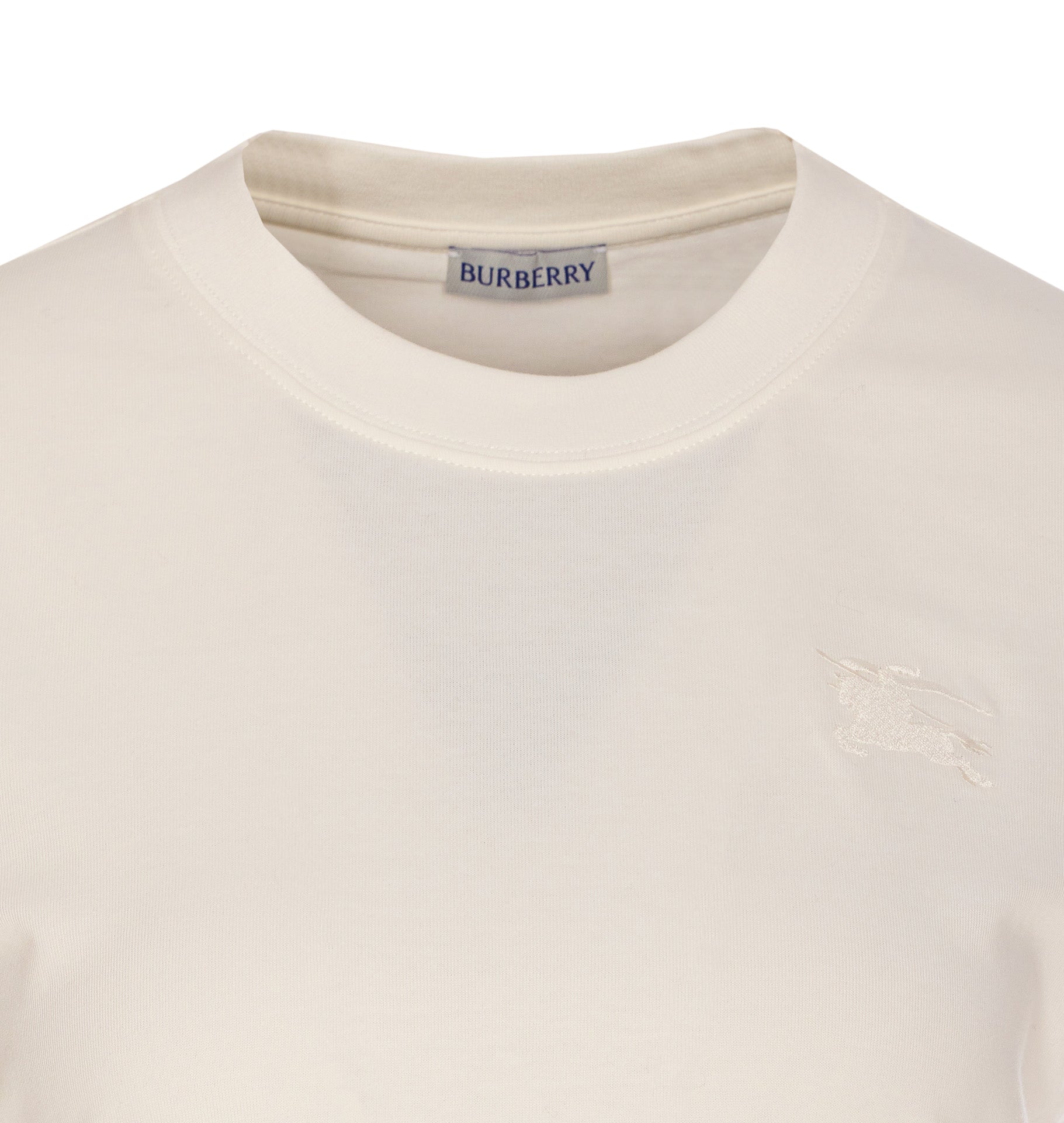 Burberry T-Shirts And Polos White Cotton