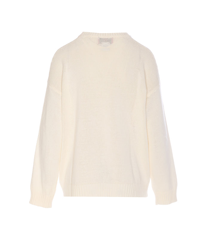 Aniye By Sweaters White Cotton