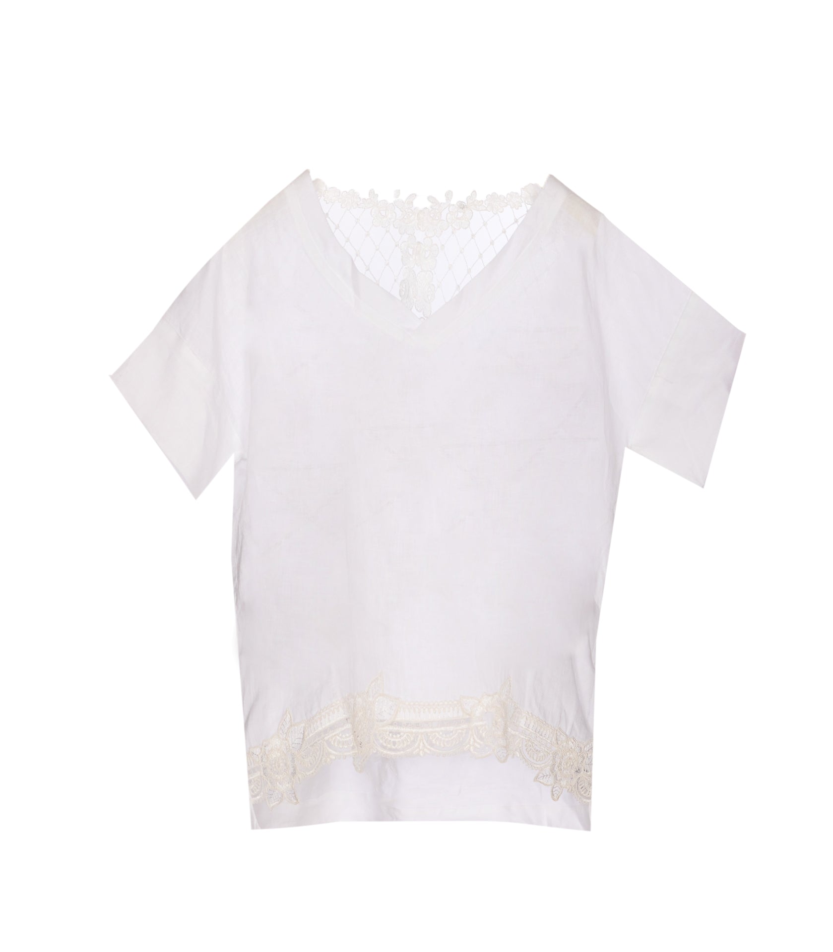 Maurizio T-Shirts And Polos White Linen