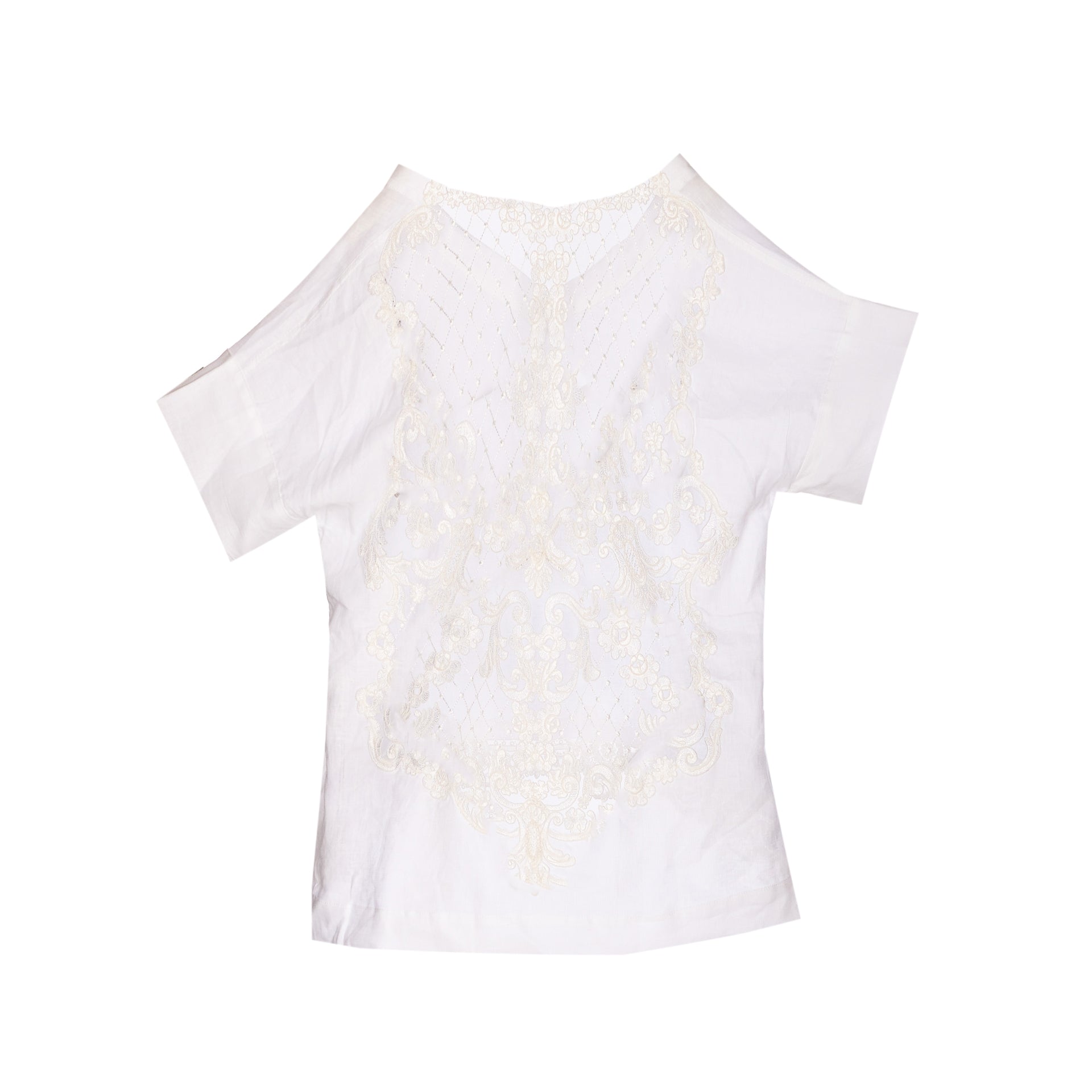 Maurizio T-Shirts And Polos White Linen