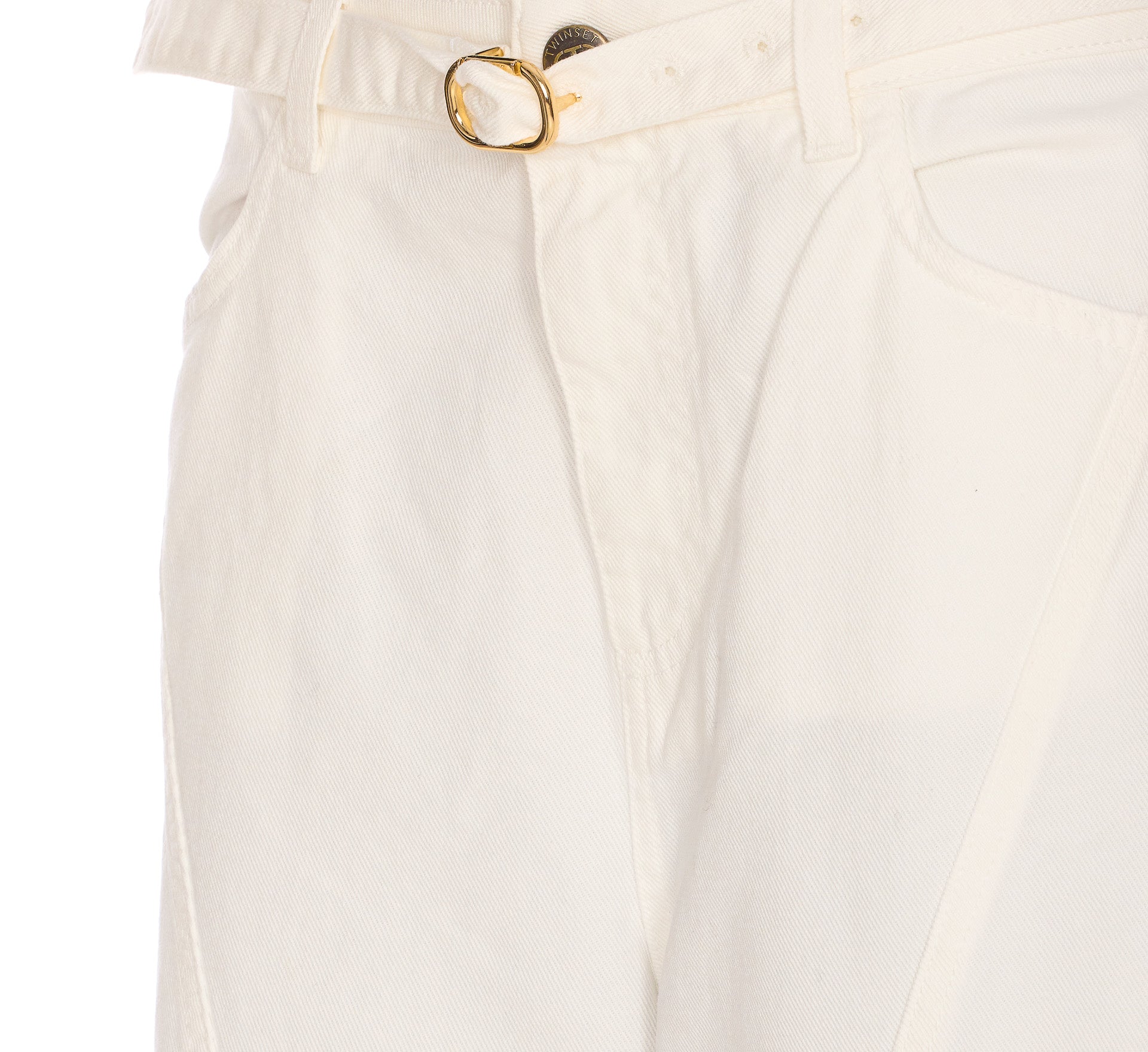 Twin-Set Jeans White Cotton