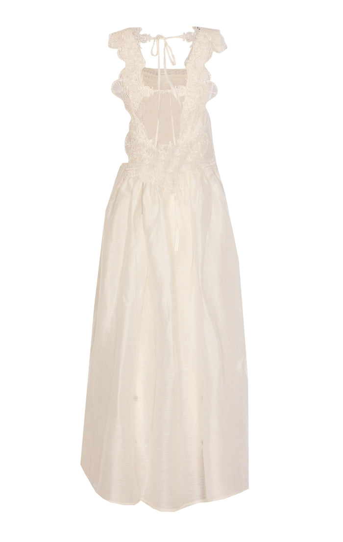 Maurizio Dresses White Linen
