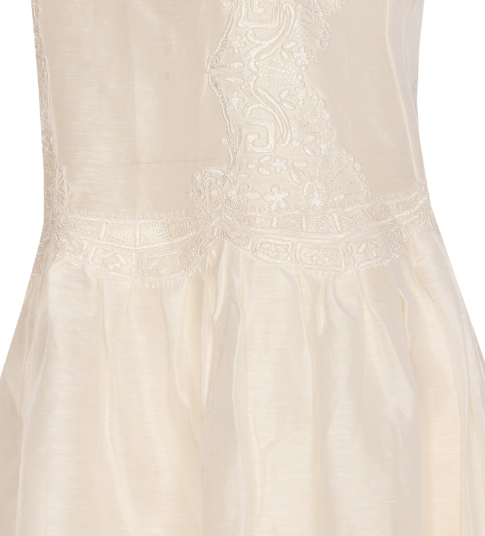 Maurizio Dresses White Linen