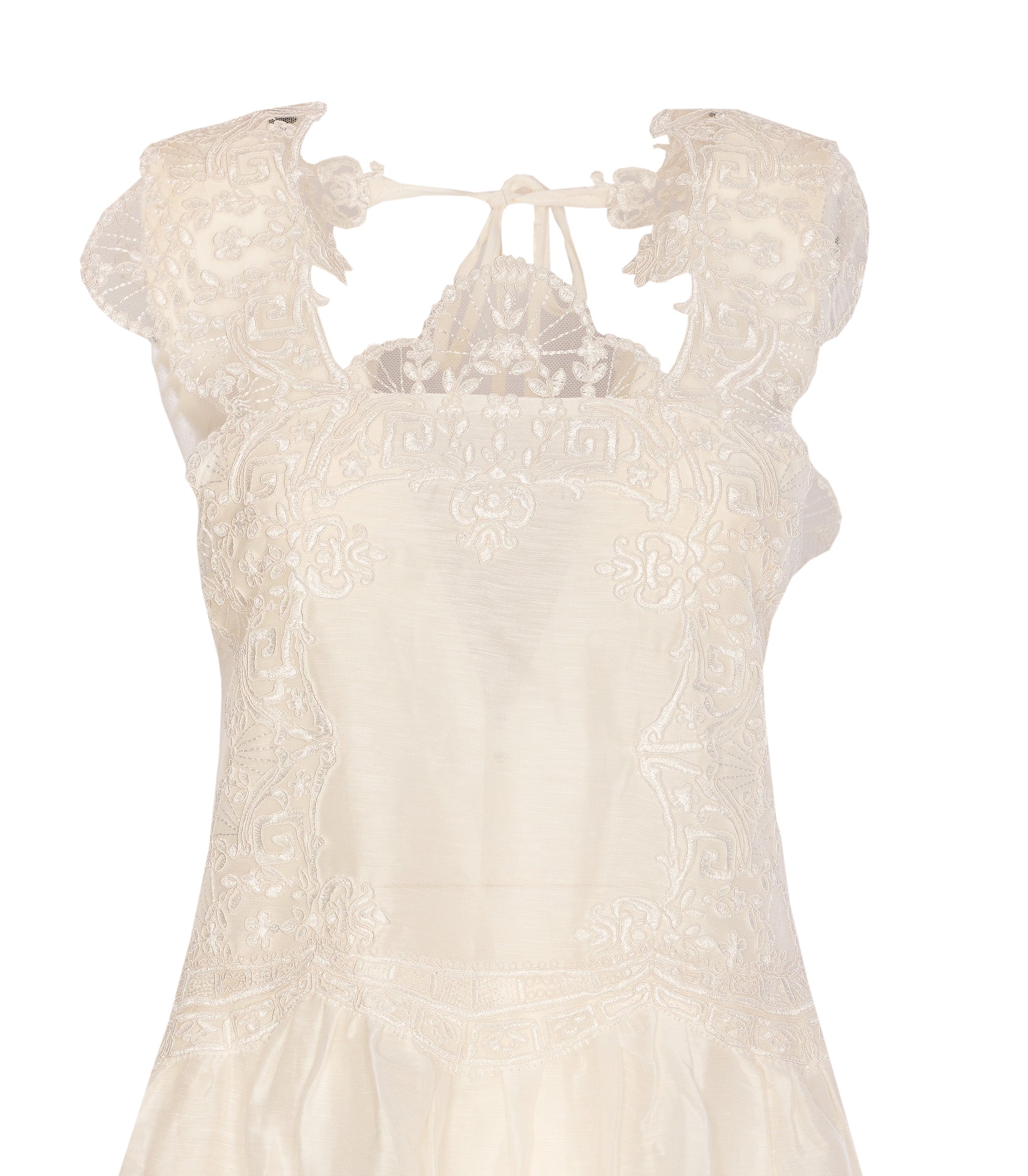 Maurizio Dresses White Linen