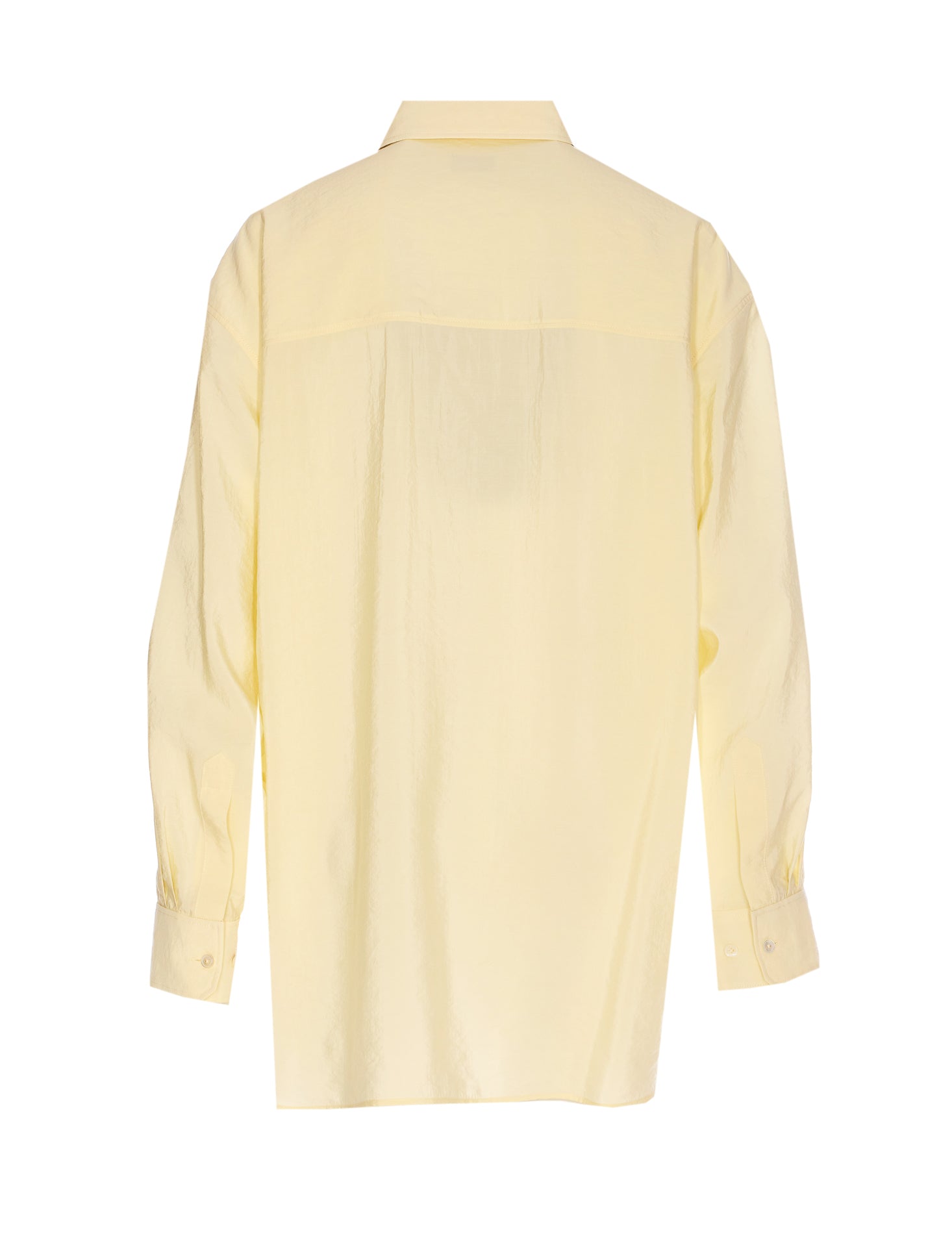 Lemaire Shirts Yellow Silk
