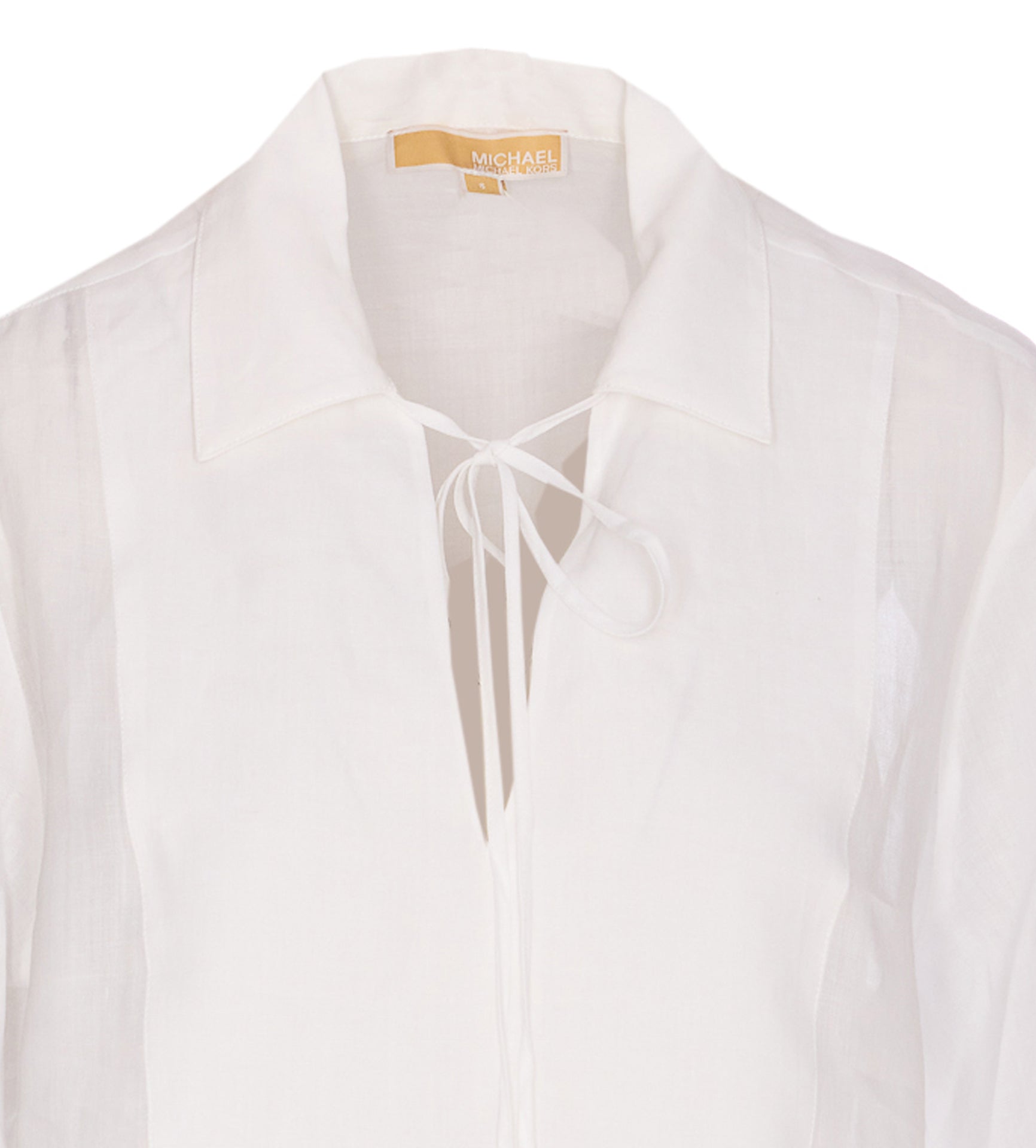 Michael Kors Shirts White Ramie