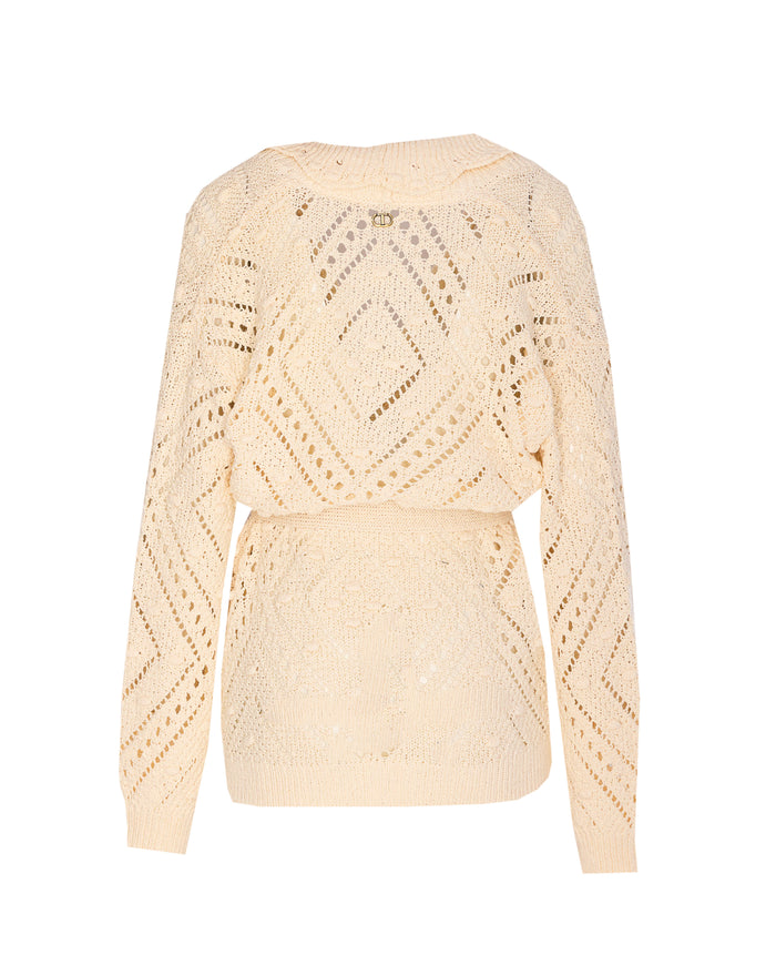 Twin-Set Sweaters White Cotton
