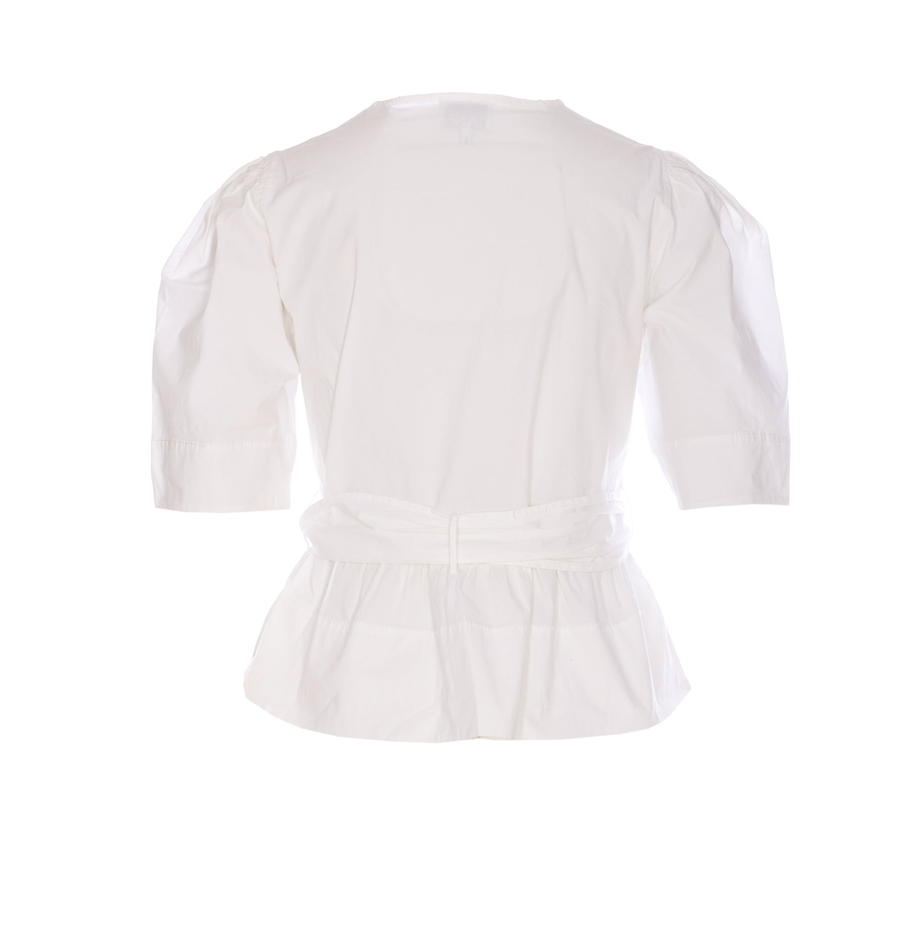Ganni Shirts White Cotton