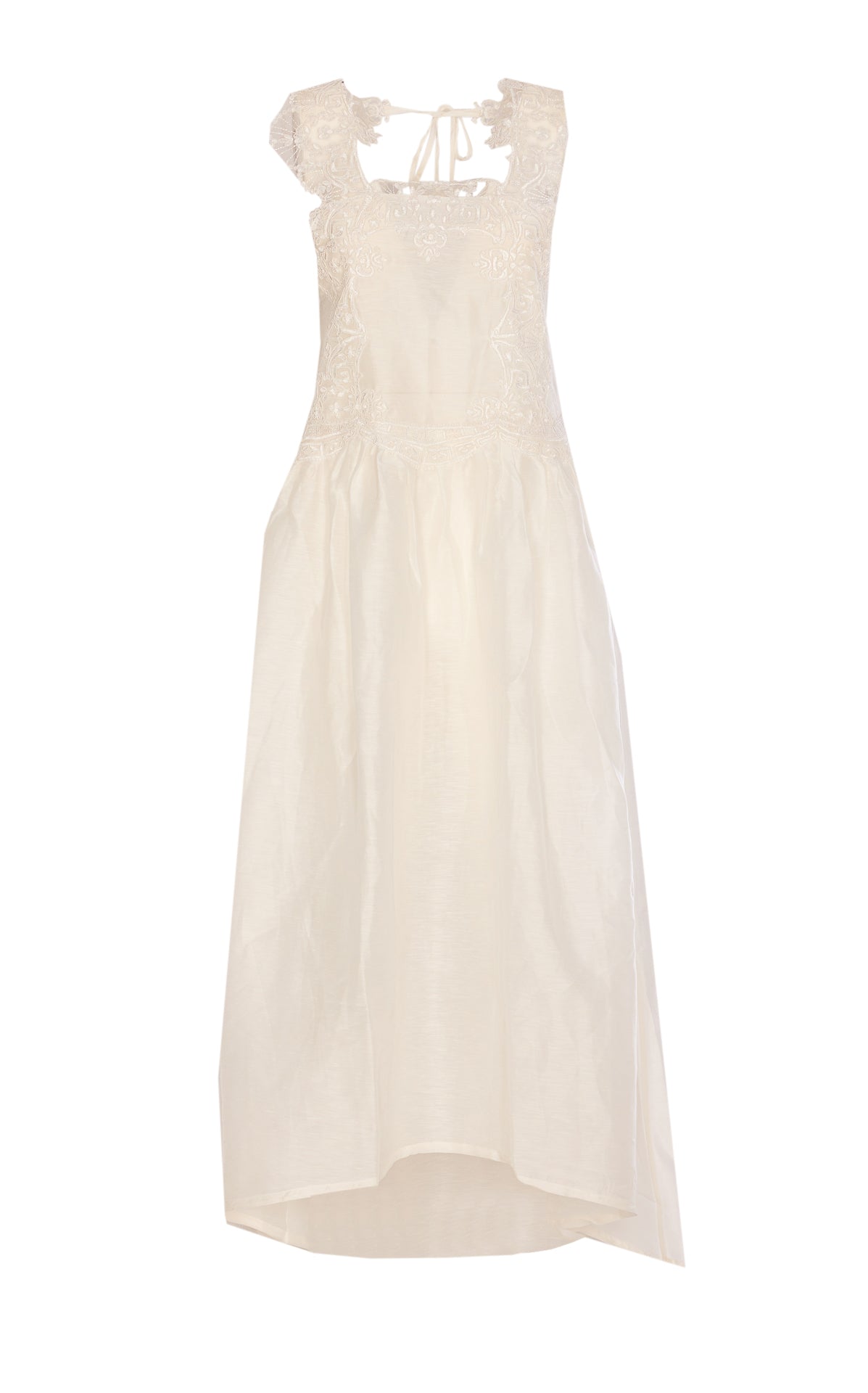 Maurizio Dresses White Linen