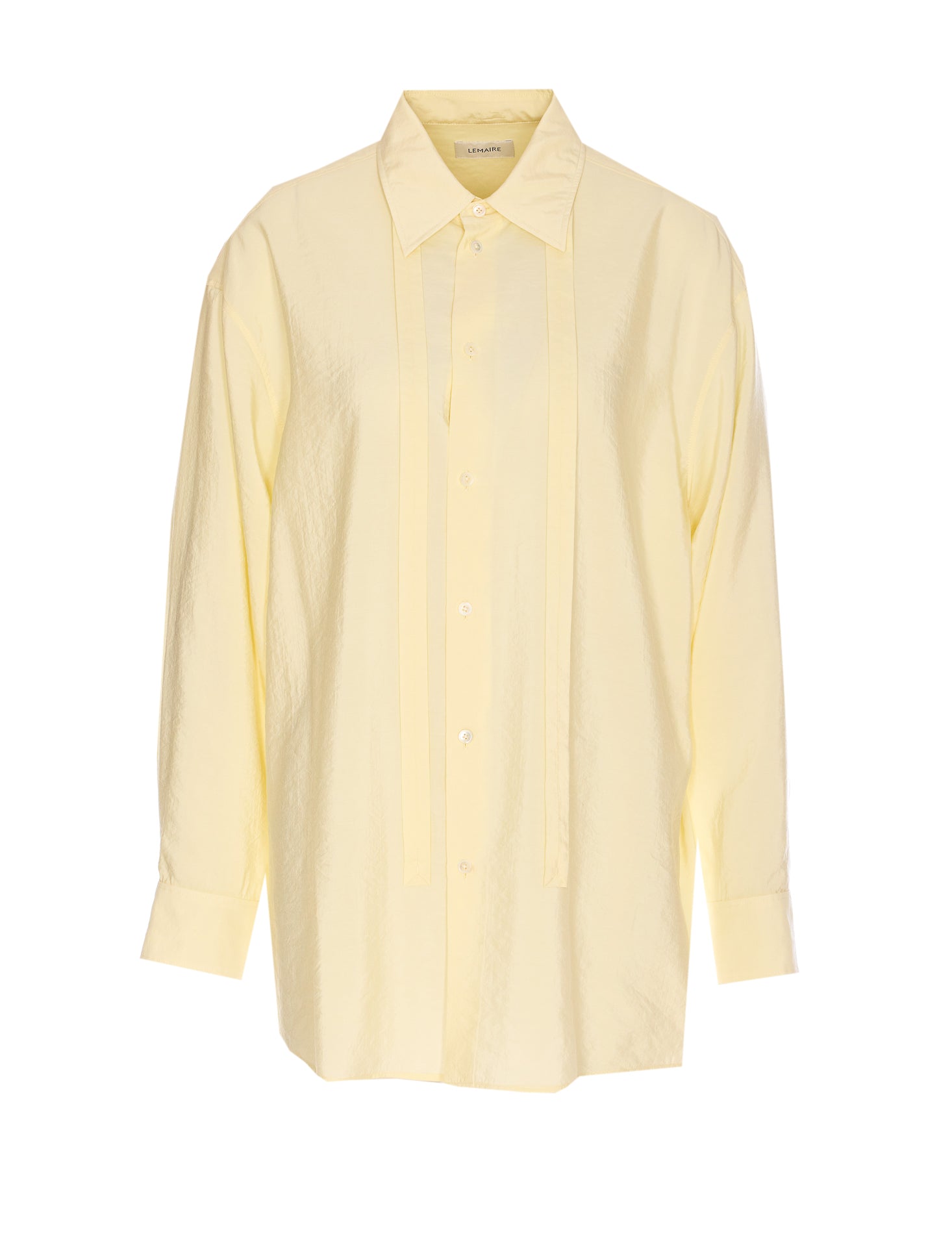 Lemaire Shirts Yellow Silk