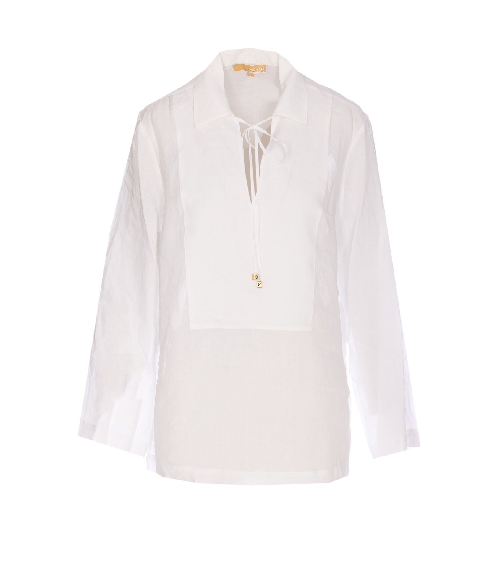 Michael Kors Shirts White Ramie