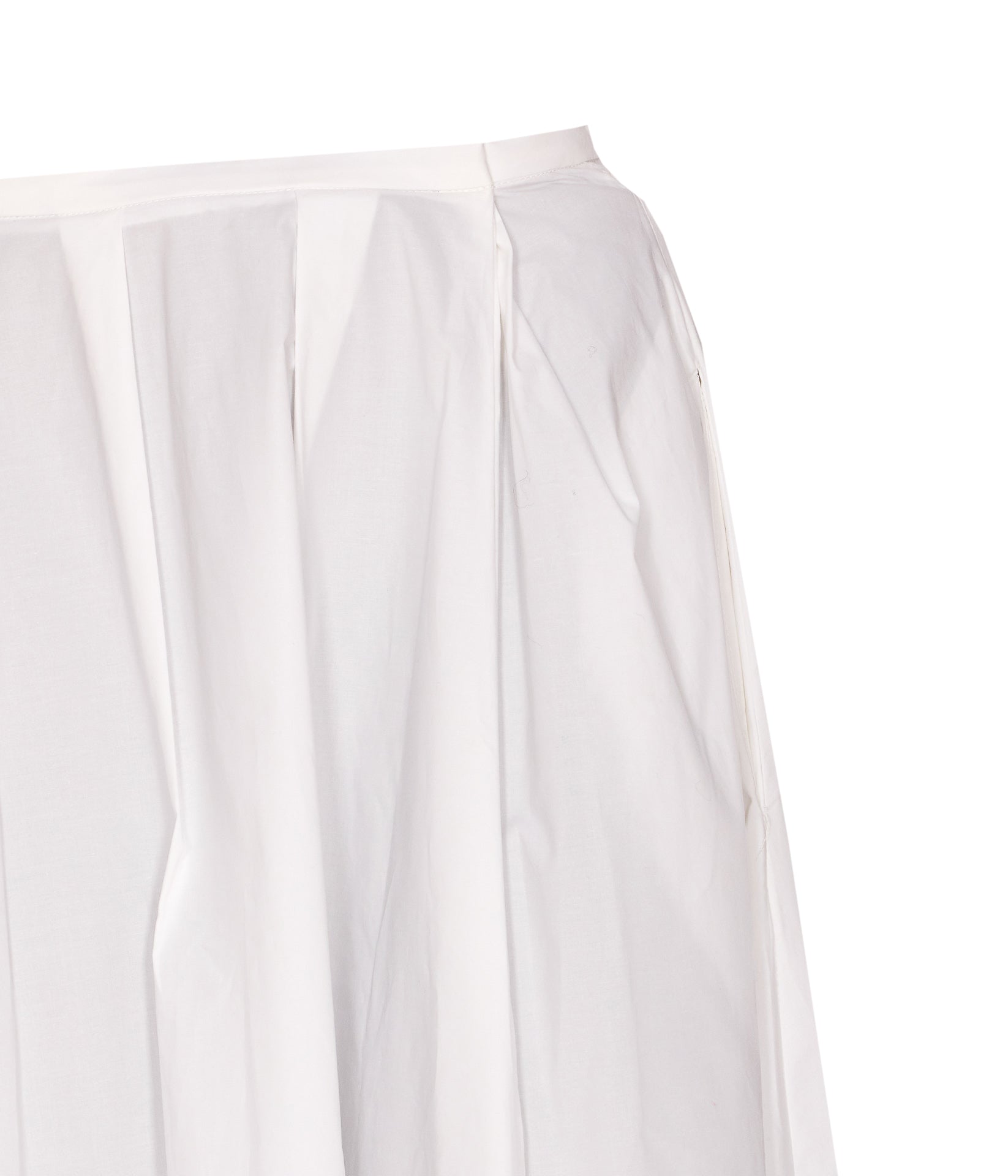 The Latest Skirts White Cotton