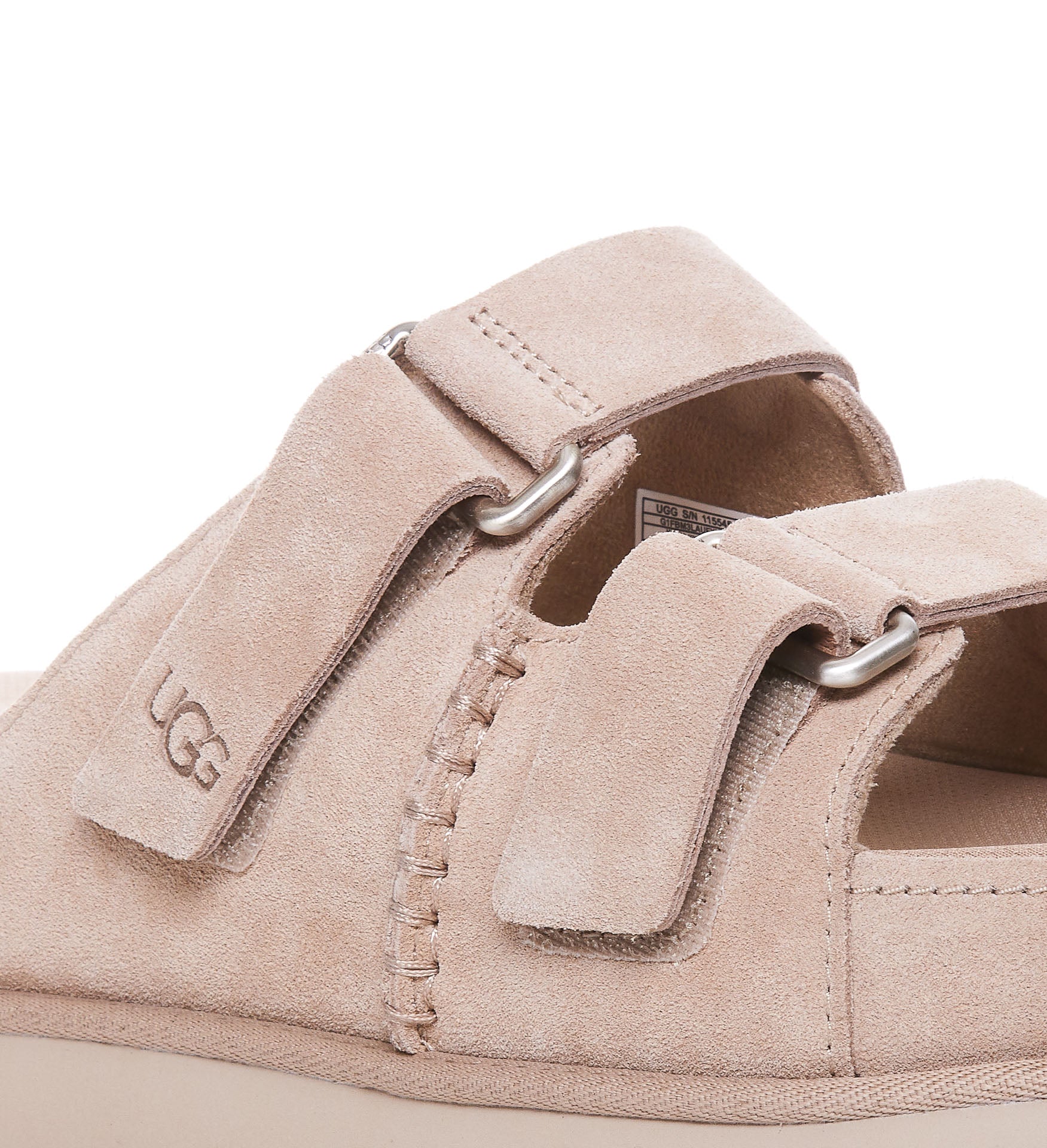 Ugg Sandals Beige Suede/rubber Sole