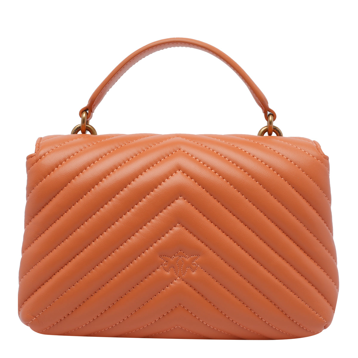 Pinko Bags Orange Sheep Leather
