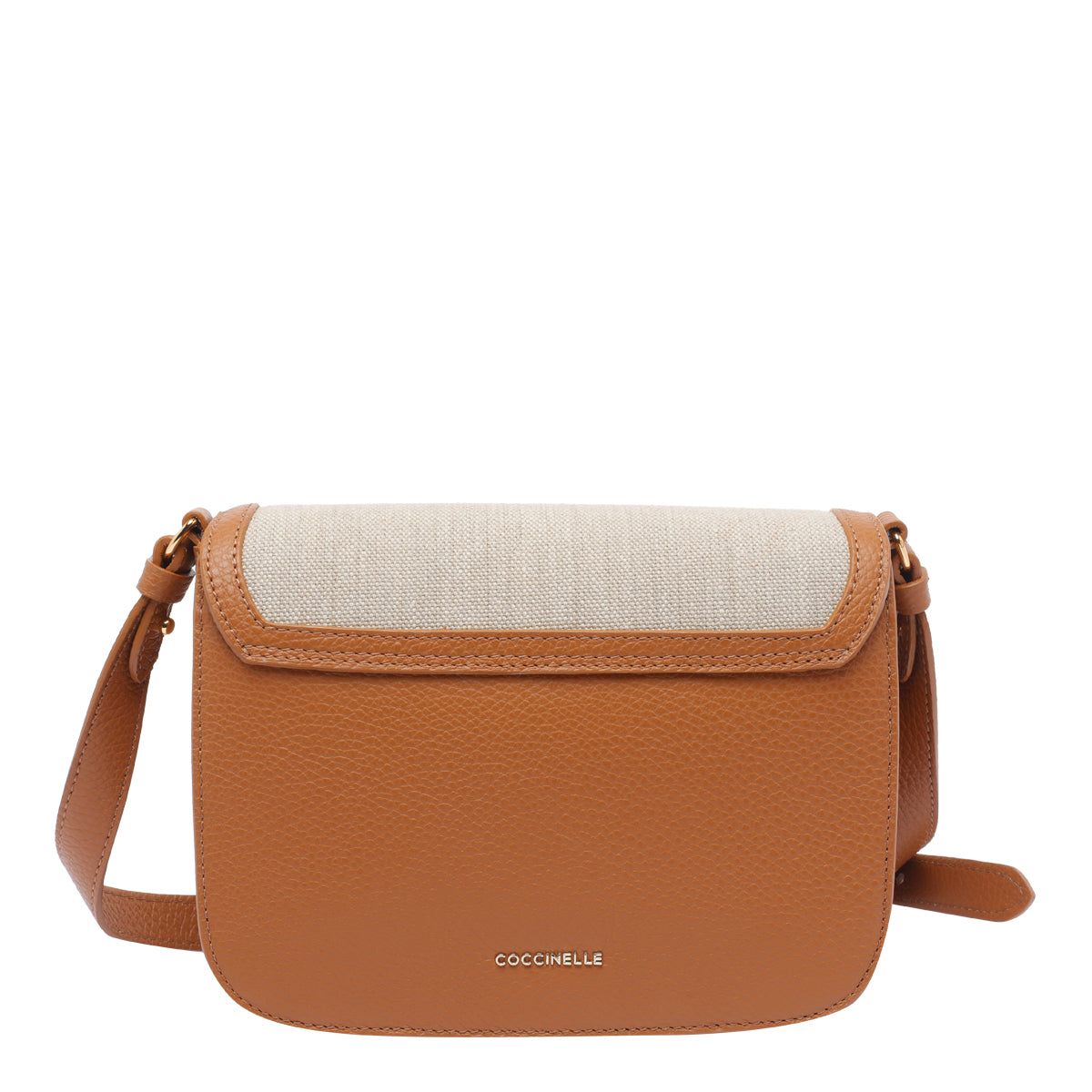 Coccinelle Bags Beige Fabric Calf Leather