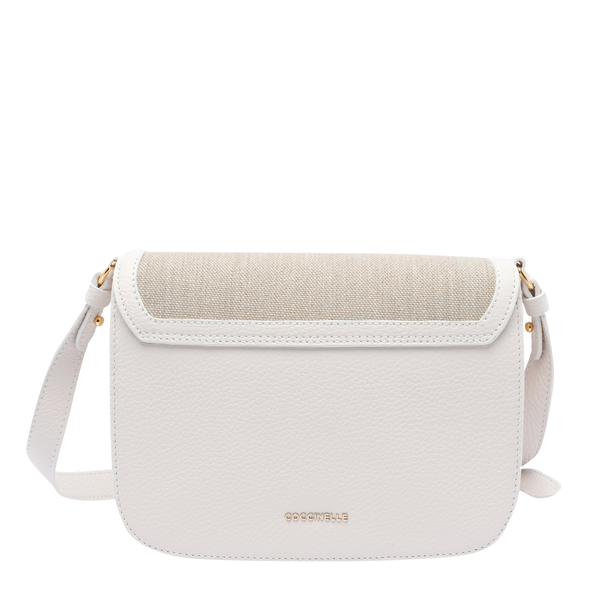 Coccinelle Bags Beige Fabric Calf Leather