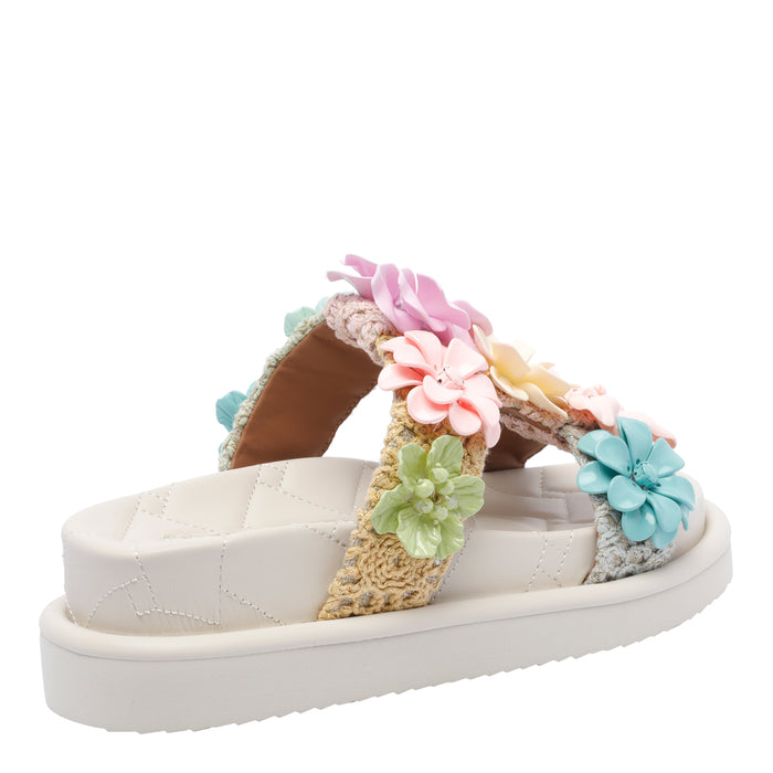 Kurt Geiger Sandals Muticolor Fabric Plastic/rubber Sole