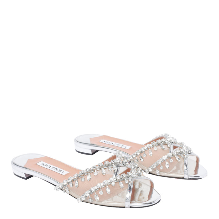 Aquazzura Sandals Silver