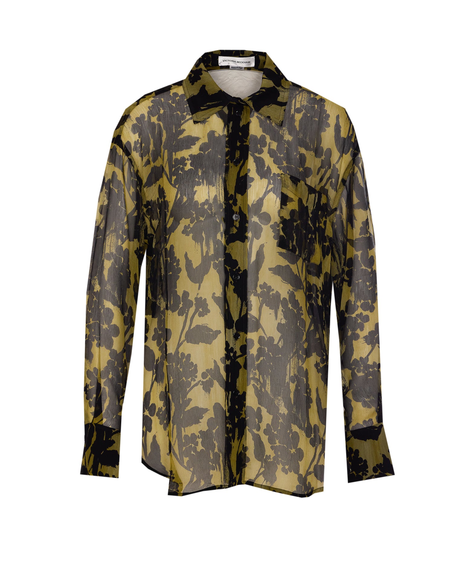 Victoria Beckham Shirts Green Silk