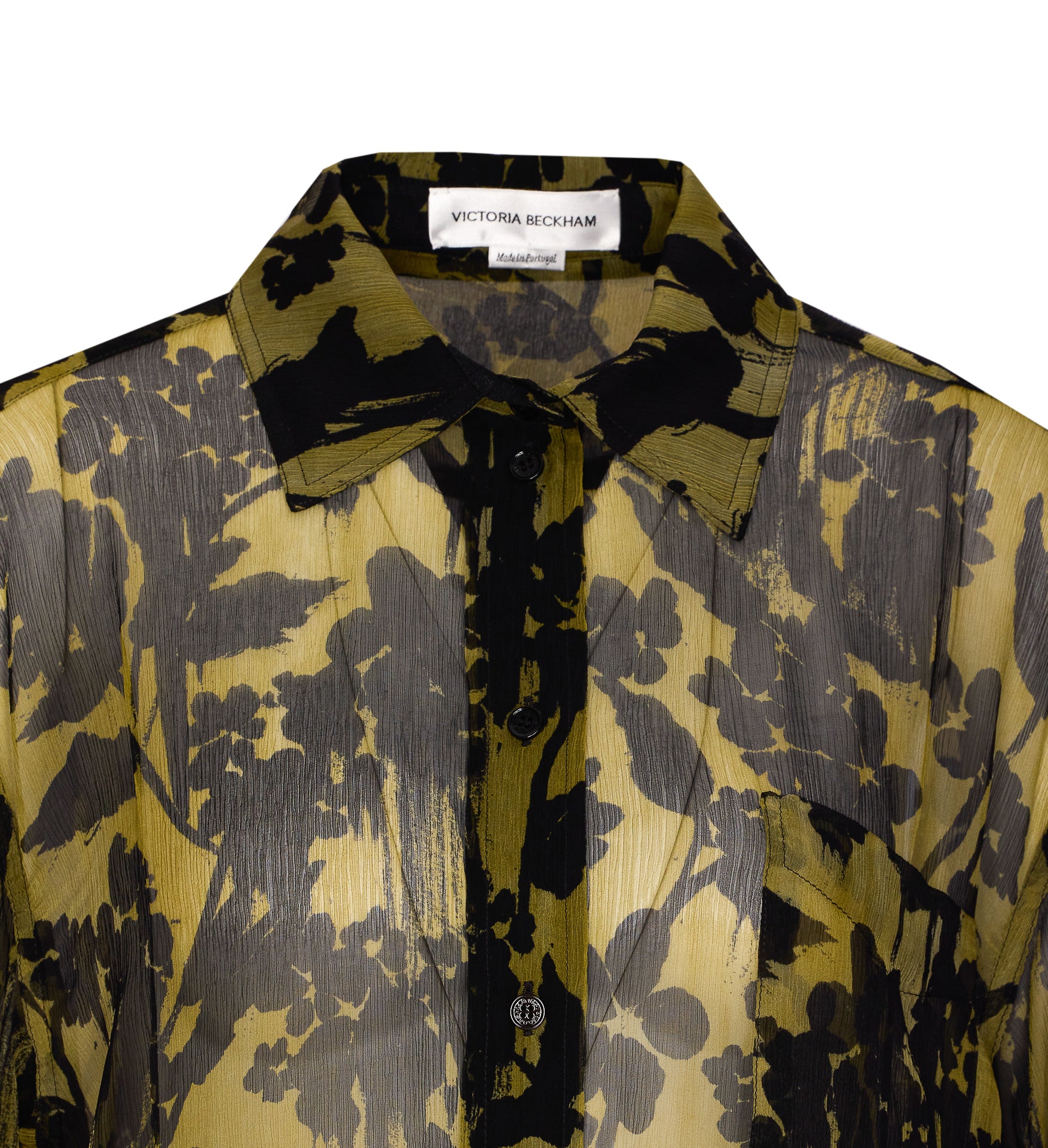 Victoria Beckham Shirts Green Silk