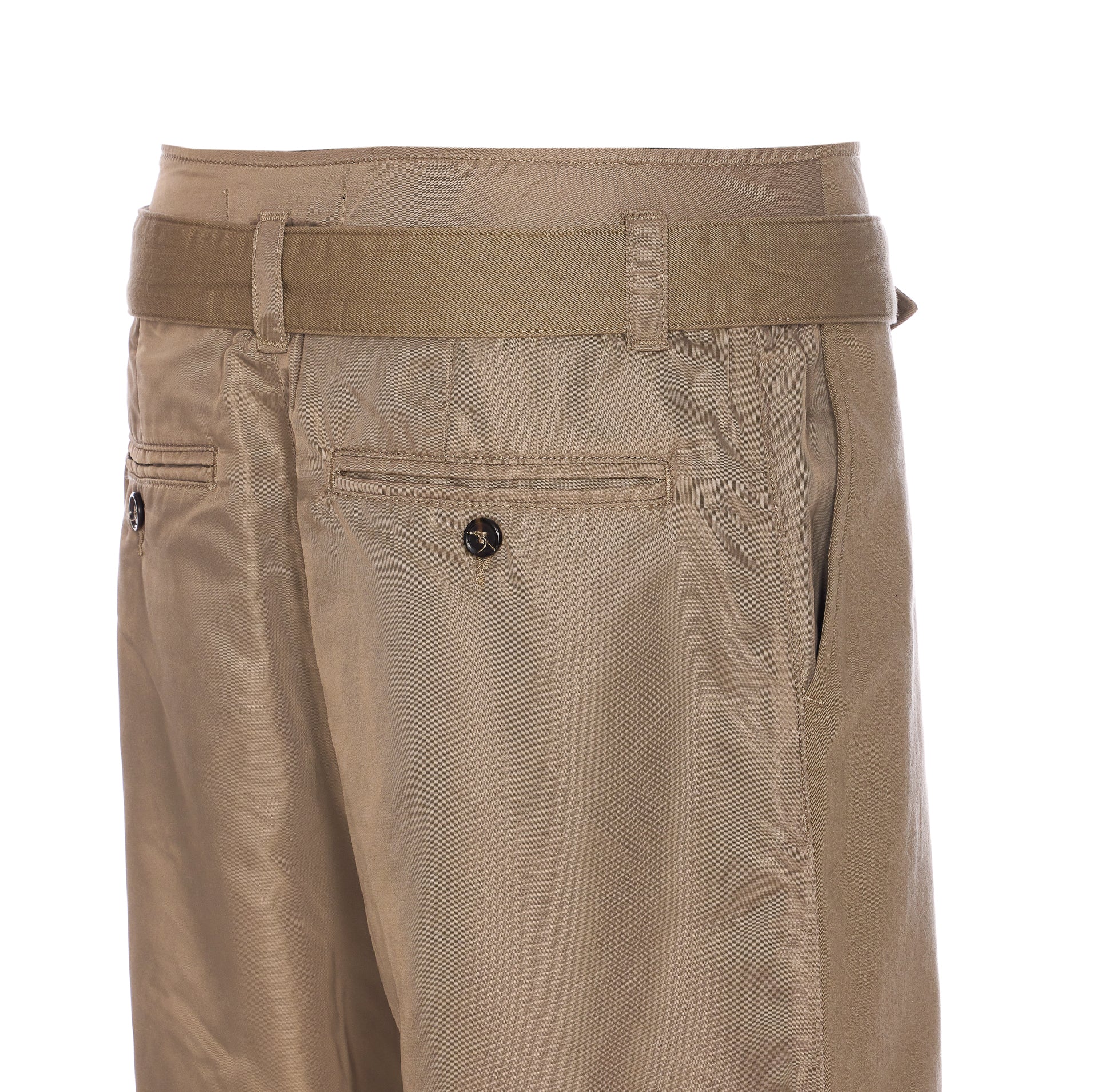 Pinko Trousers Beige Cotton