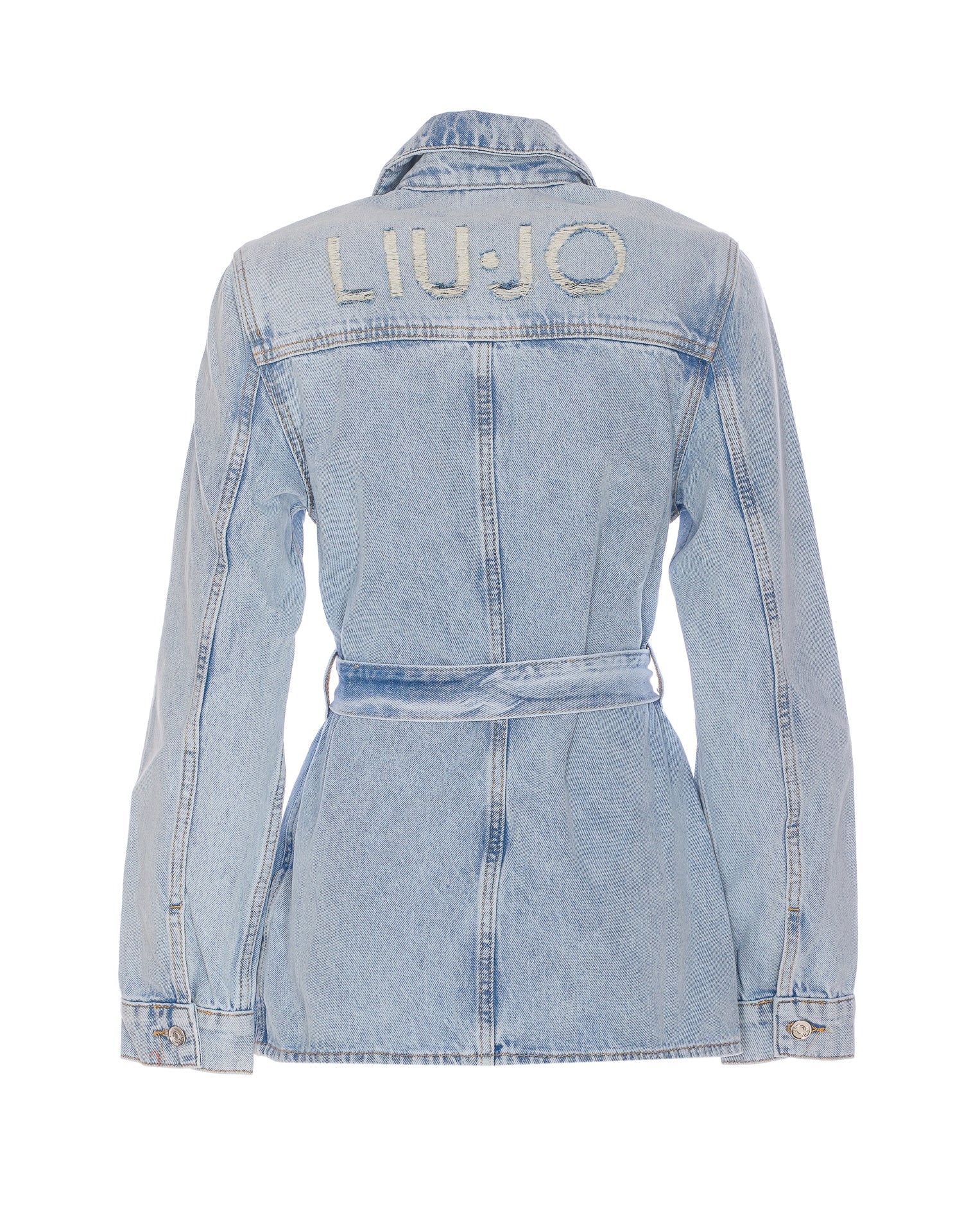 Liu Jo Jackets Blue Cotton