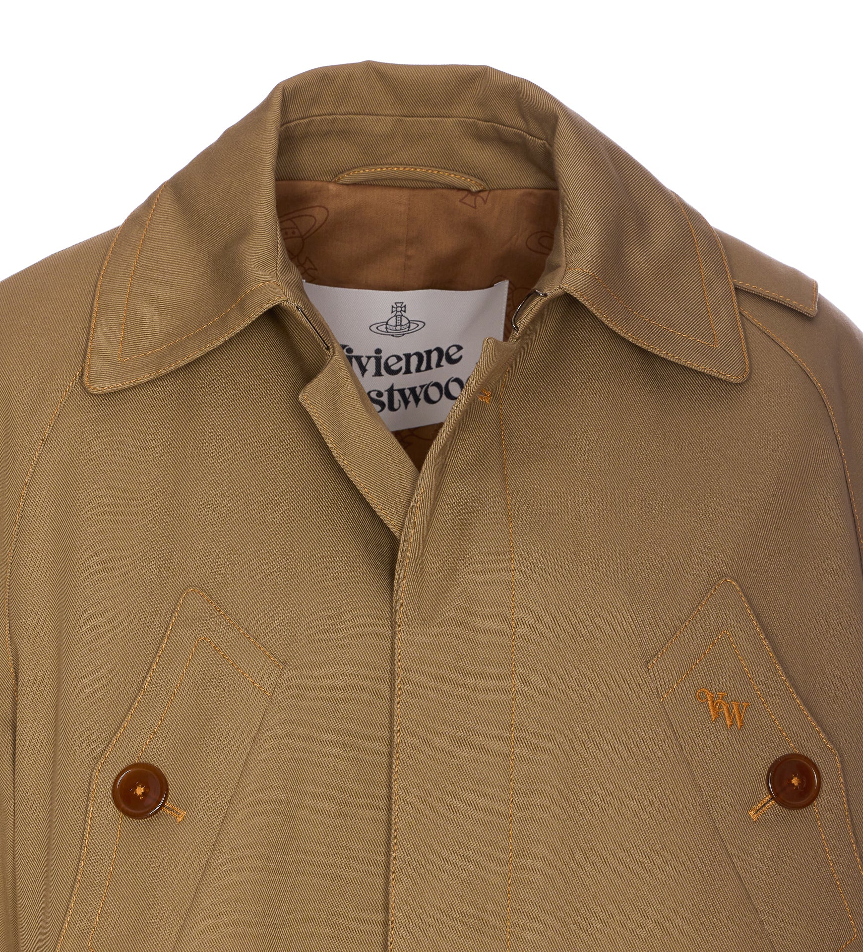 Vivienne Westwood Coats Beige Cotton