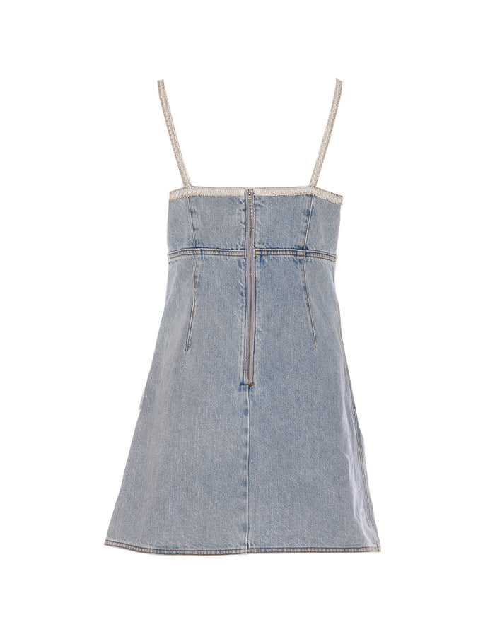 Self Portrait Dresses Blue Cotton
