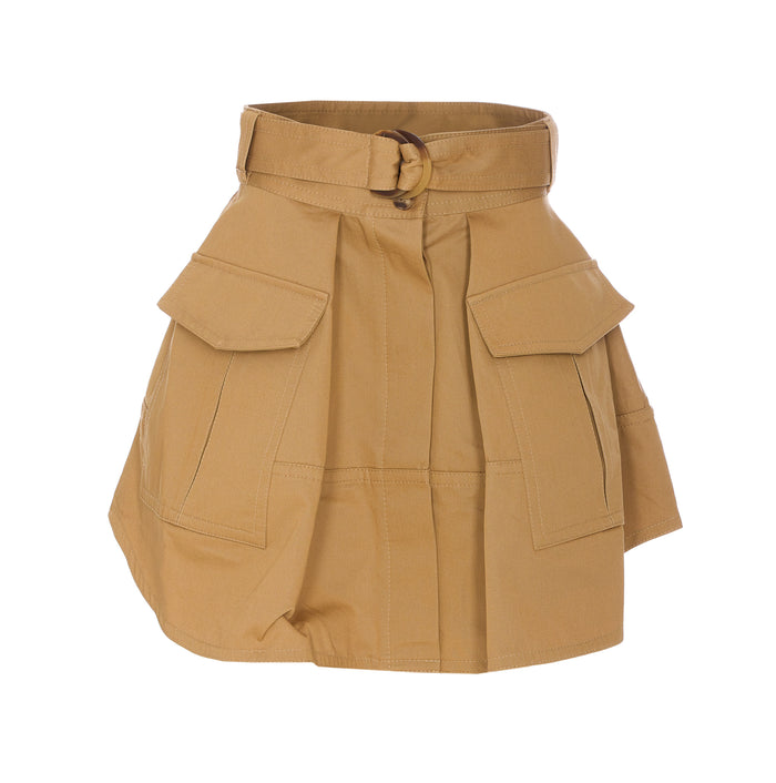 Zimmermann Skirts Beige Cotton