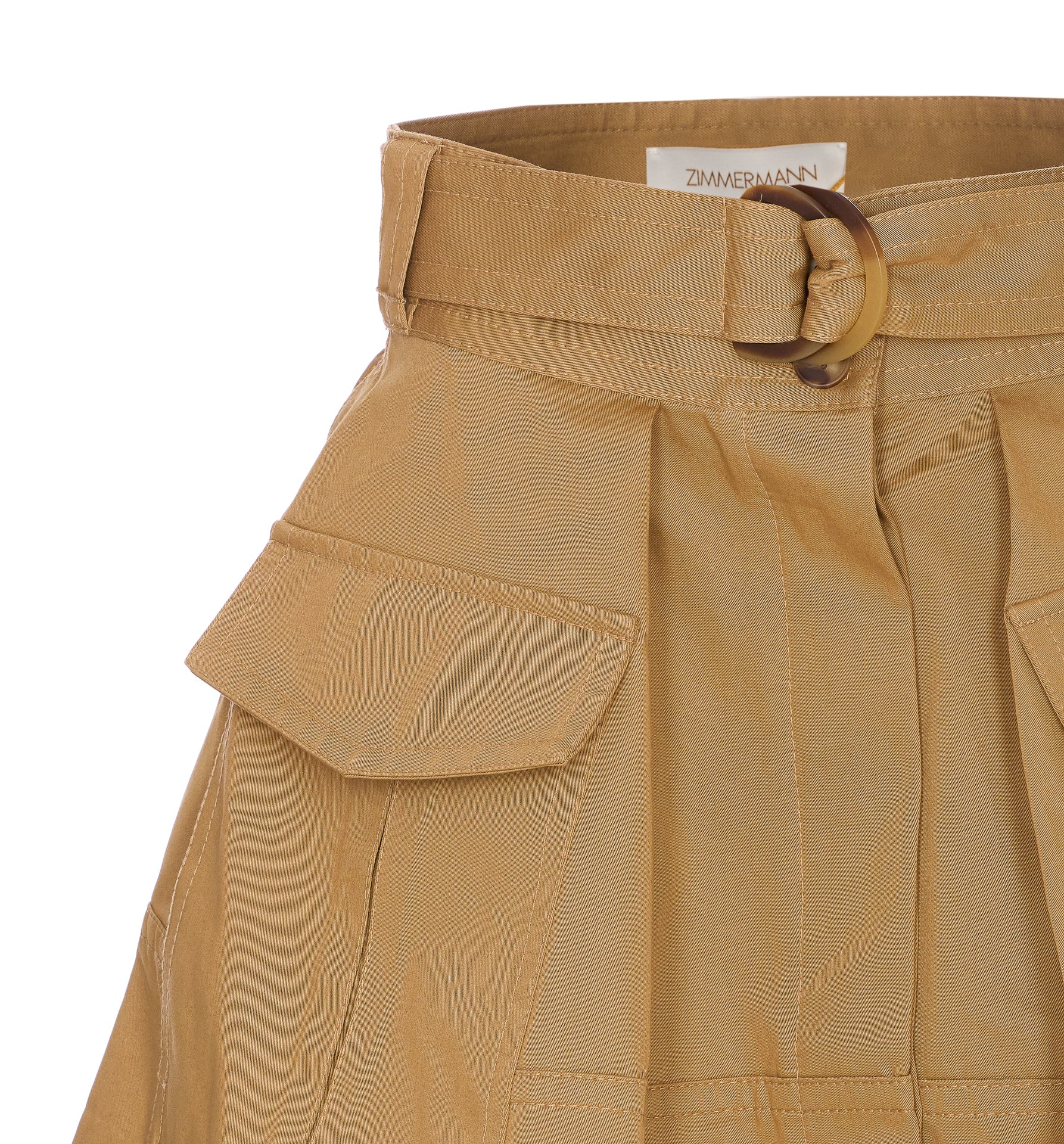 Zimmermann Skirts Beige Cotton