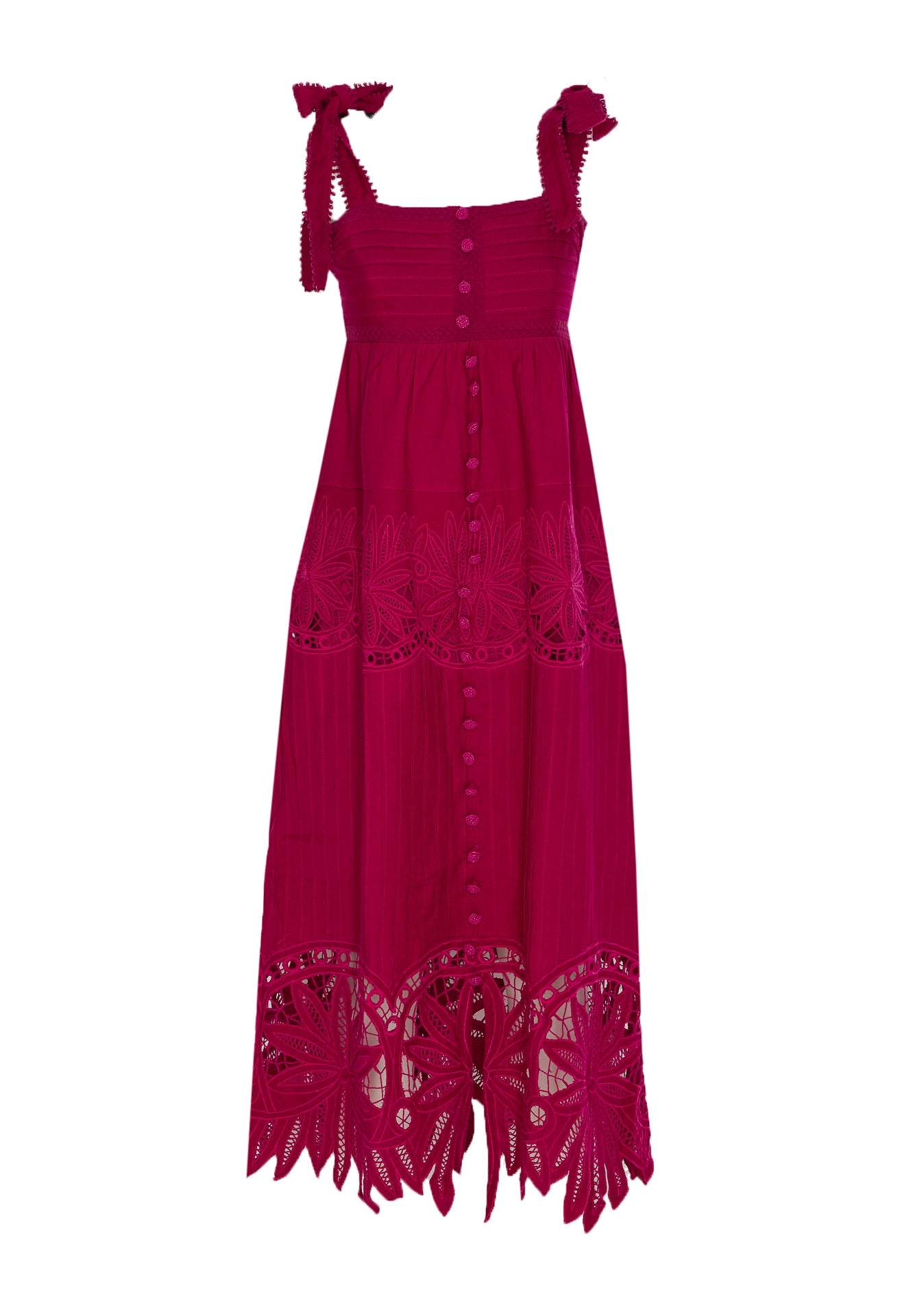Farm Rio Dresses Fuchsia Cotton