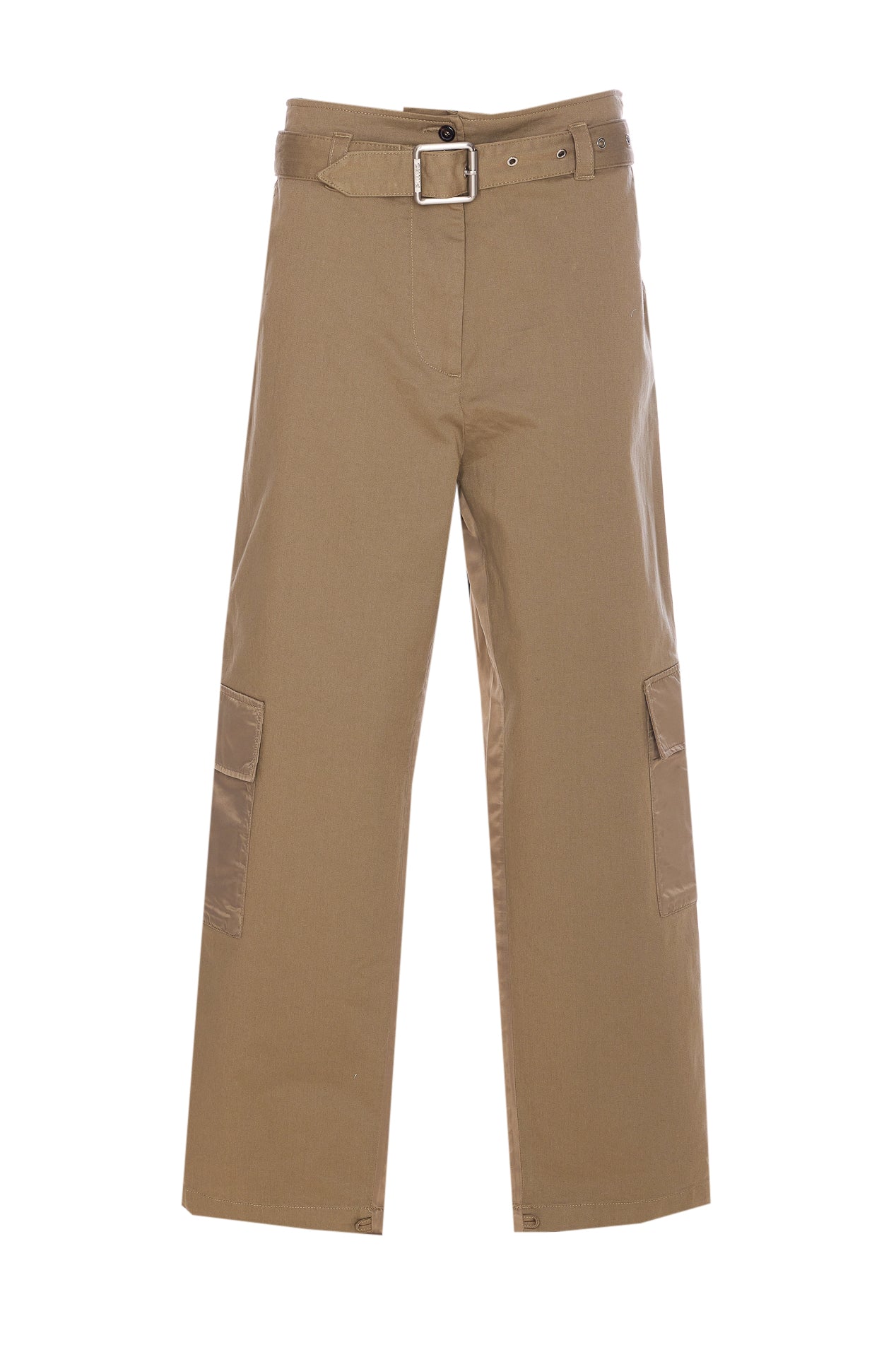 Pinko Trousers Beige Cotton