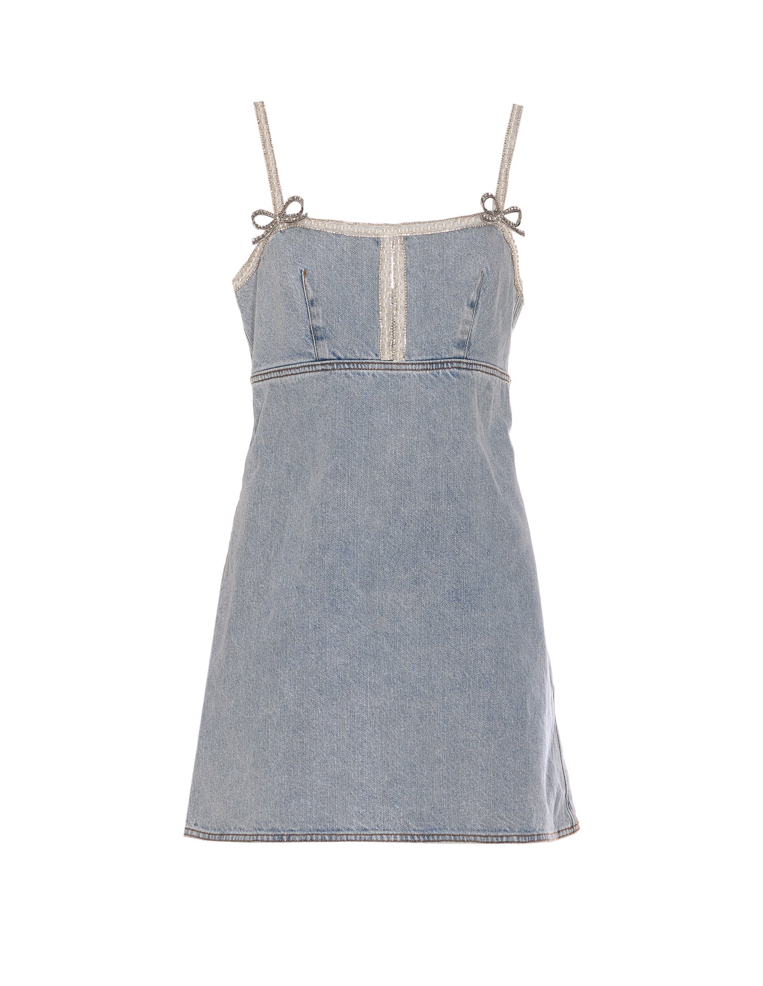 Self Portrait Dresses Blue Cotton