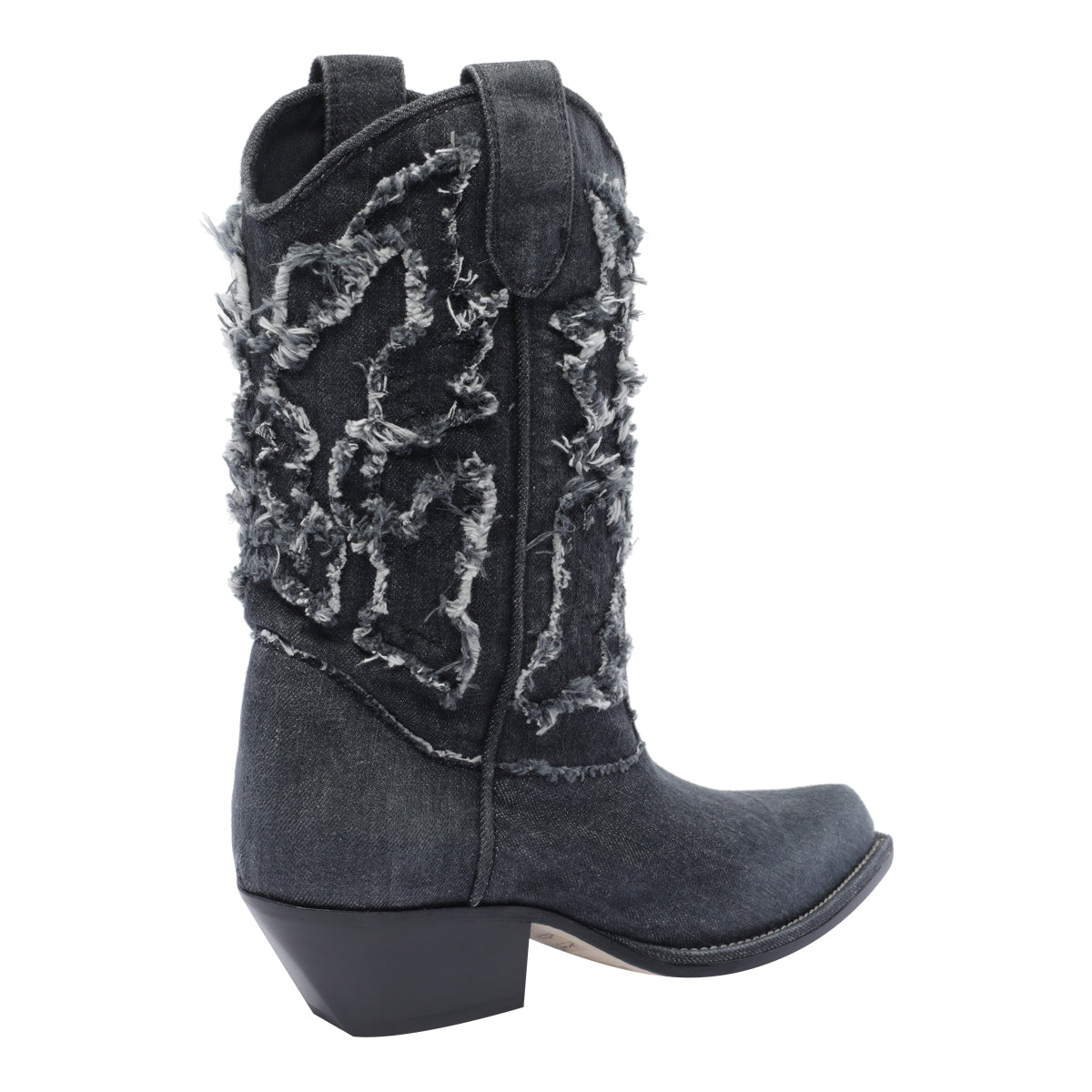Vic Matie Boots Black Fabric/leather Sole