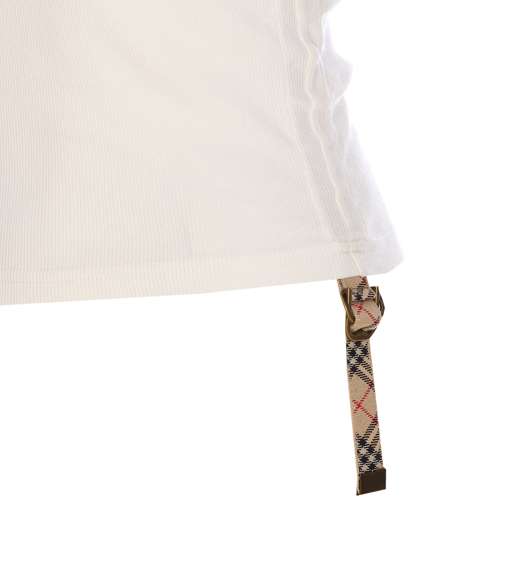 Burberry T-Shirts And Polos White Cotton