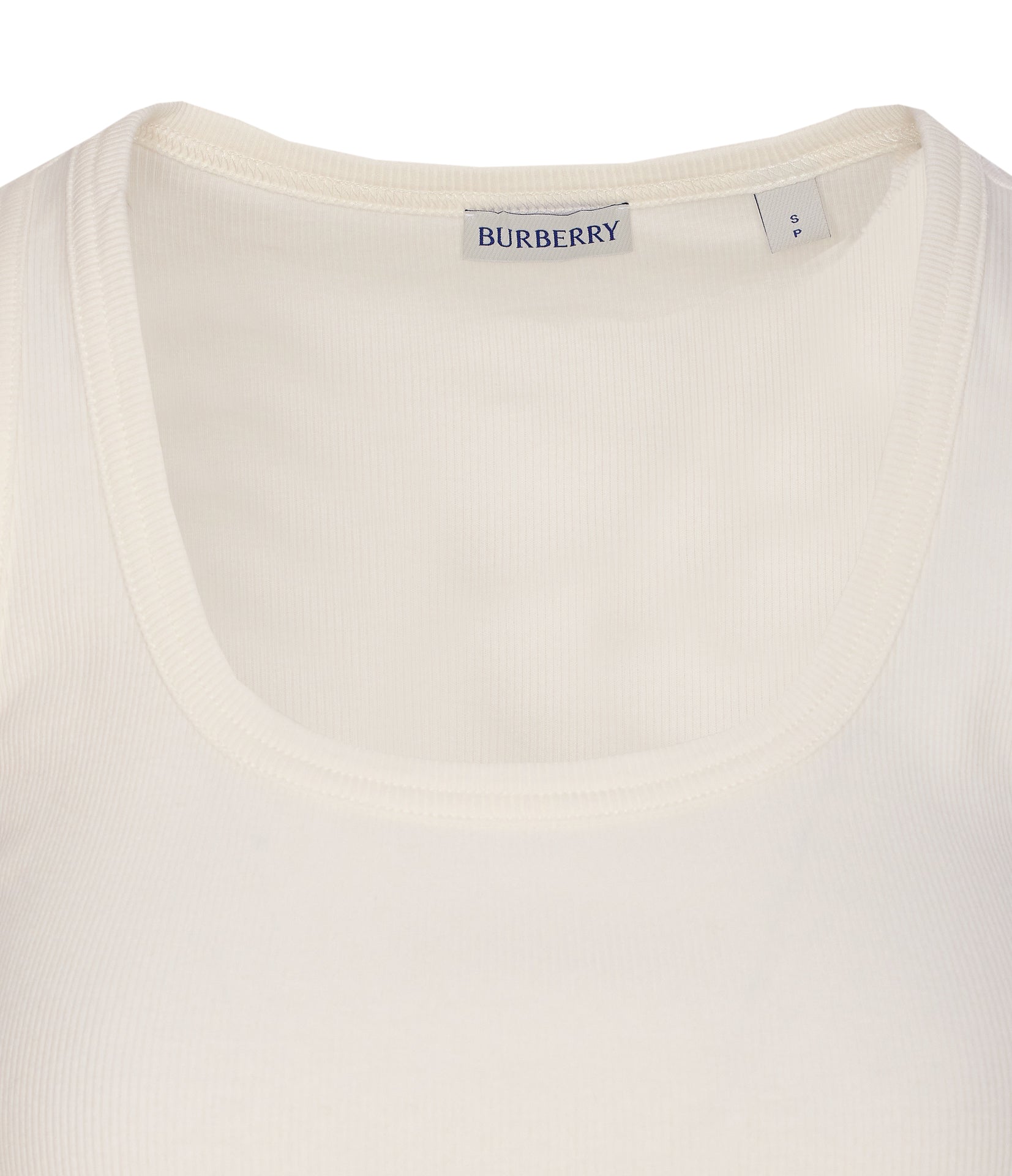 Burberry T-Shirts And Polos White Cotton