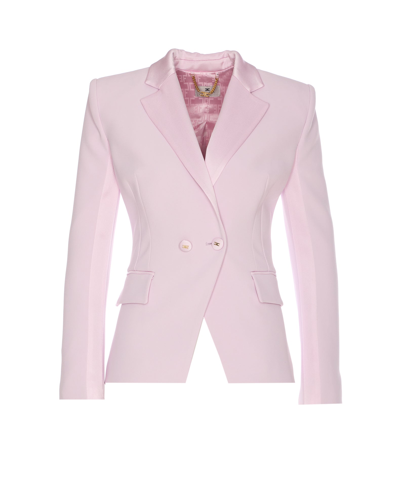 Elisabetta Franchi Jackets Pink Polyester