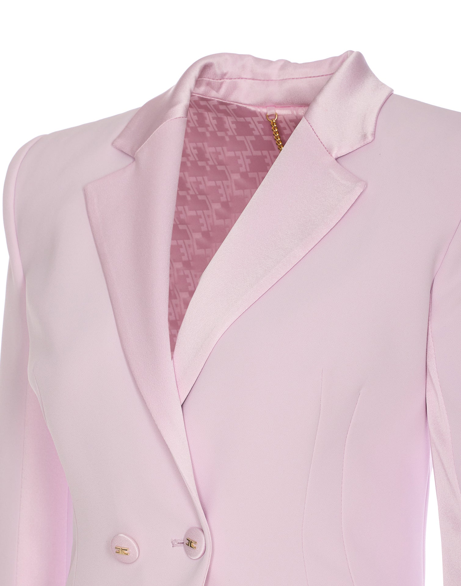 Elisabetta Franchi Jackets Pink Polyester