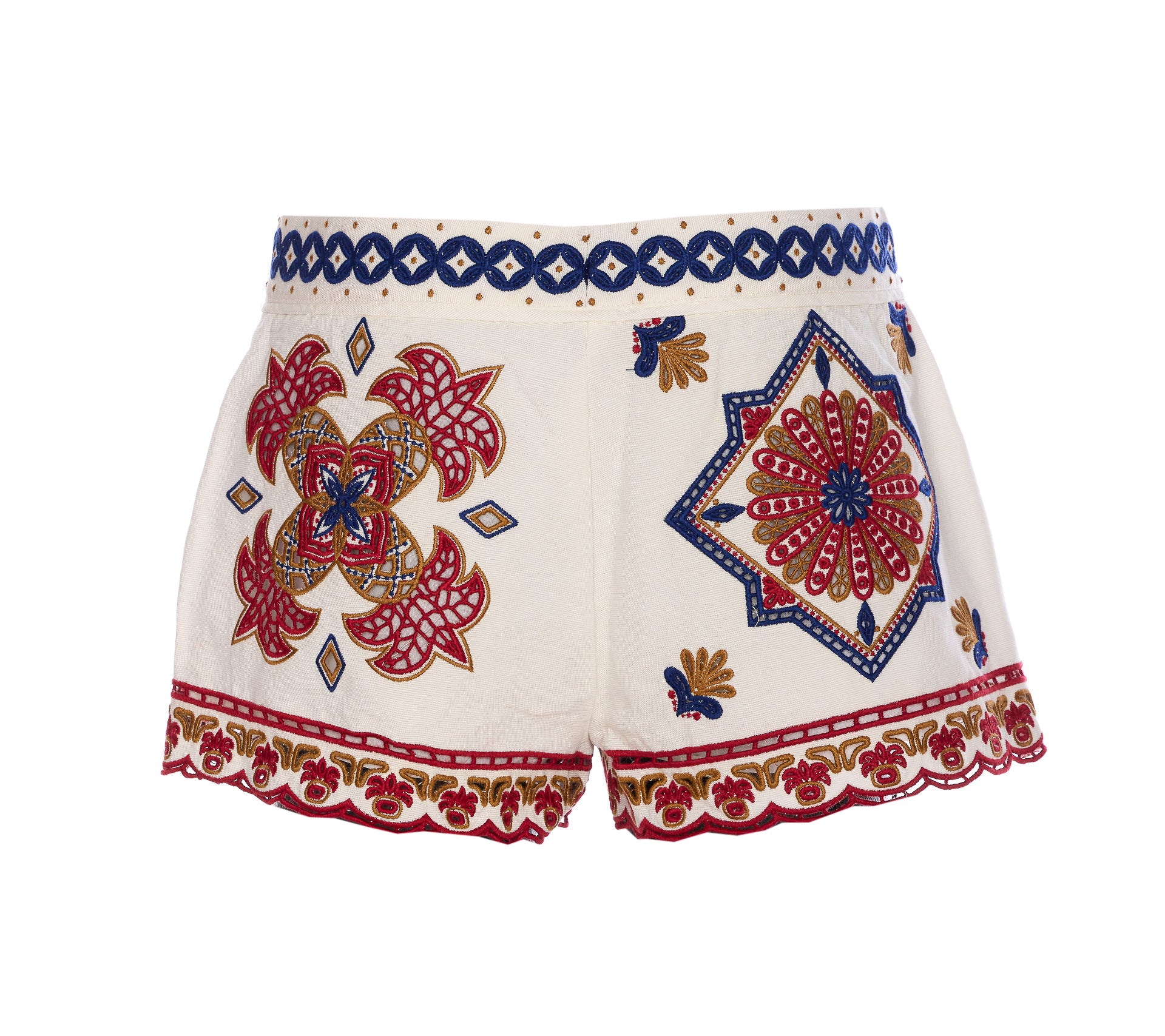 Farm Rio Shorts White Cotton