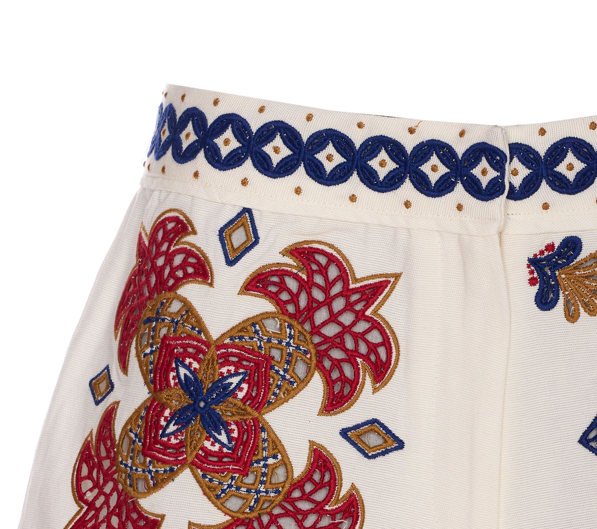 Farm Rio Shorts White Cotton