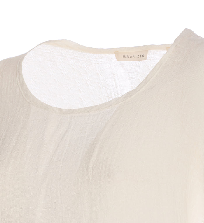 Maurizio Sweaters White Linen