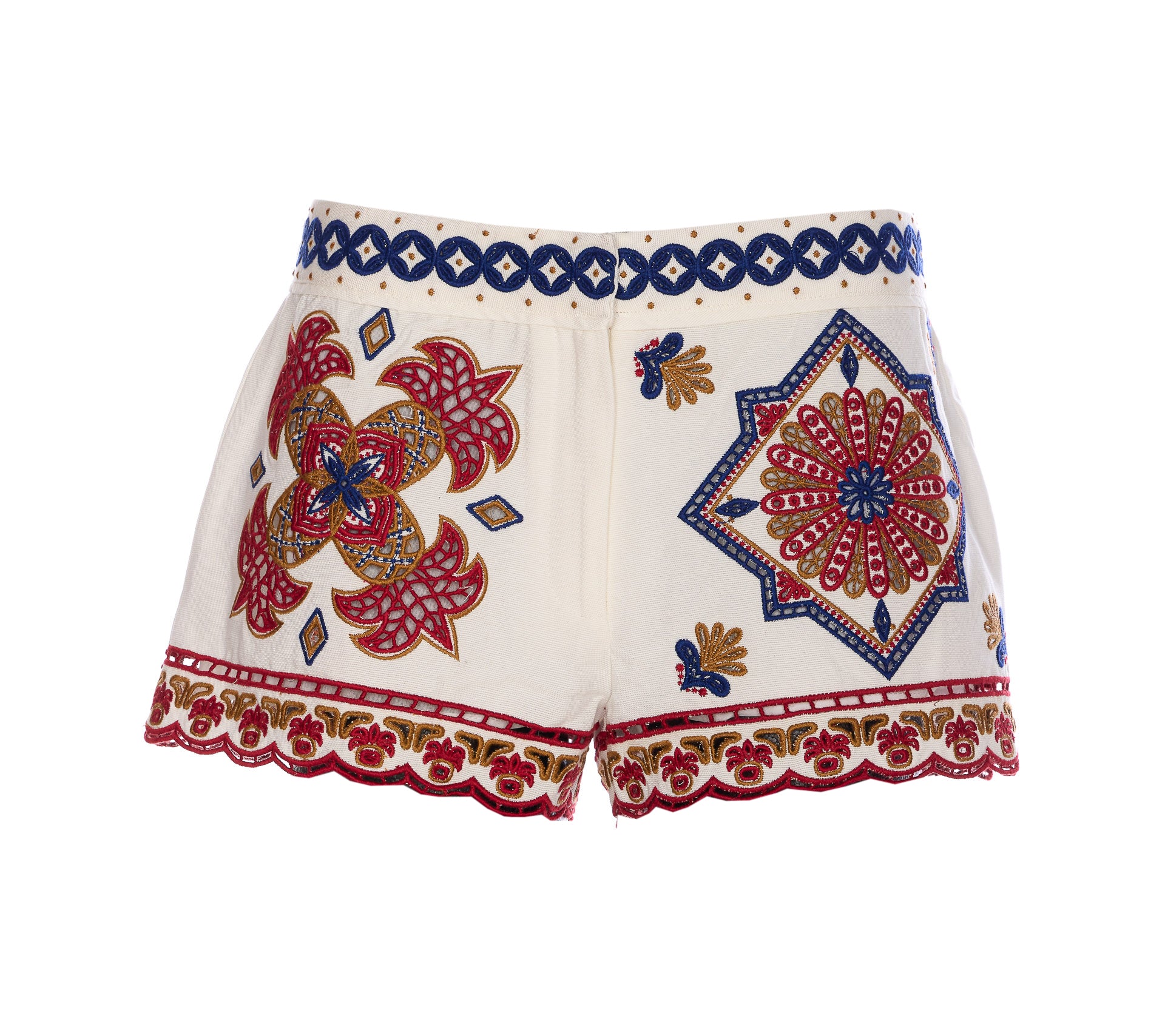 Farm Rio Shorts White Cotton