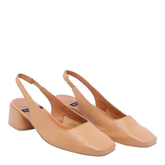 Angel Alarcon With Heel Brown Calf Leather/rubber Sole
