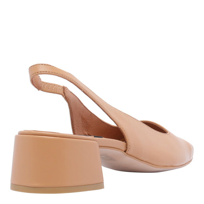 Angel Alarcon With Heel Brown Calf Leather/rubber Sole